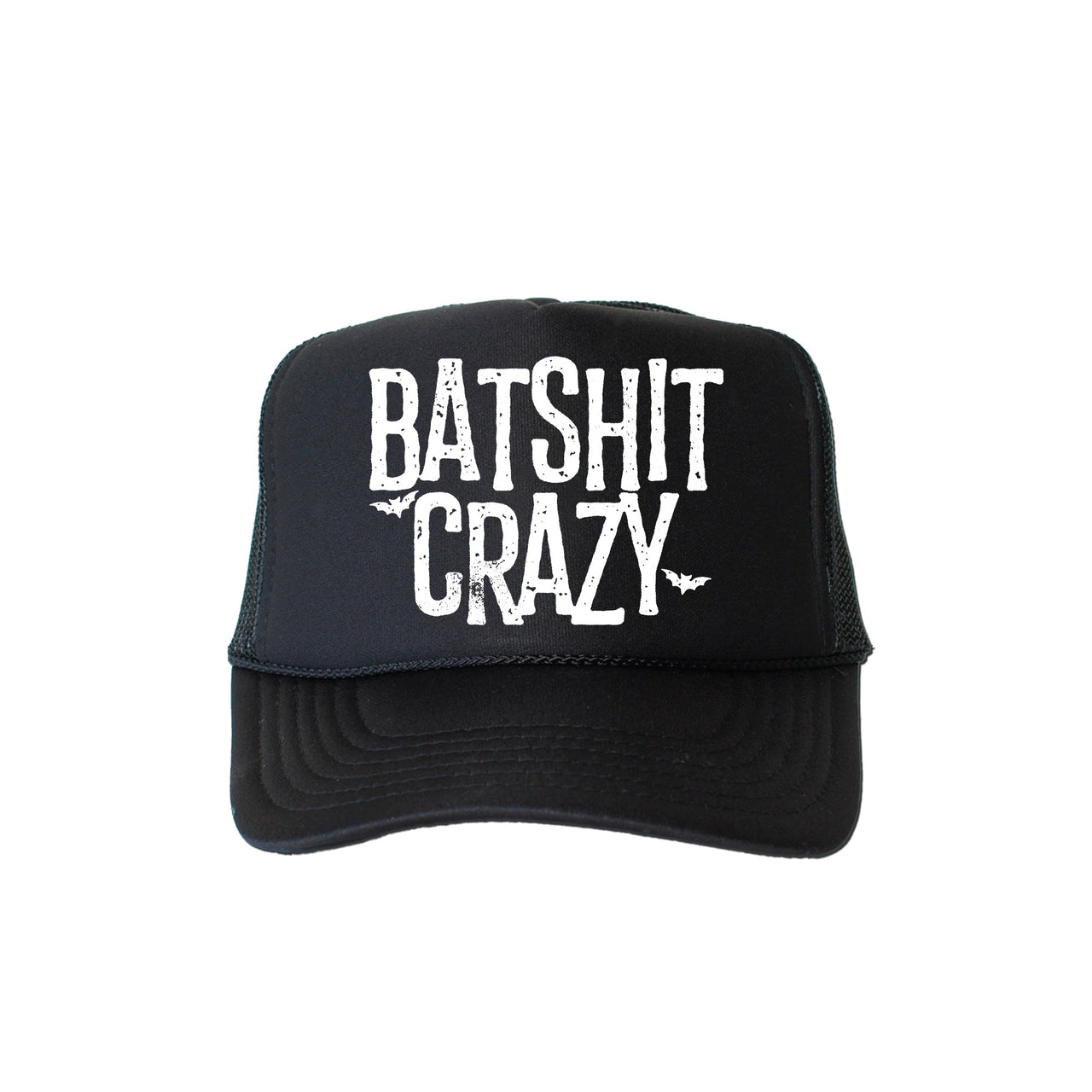 Batshit Crazy Sassy Funny Halloween Sayings Bold Attitude Limited Edition Trucker Hat