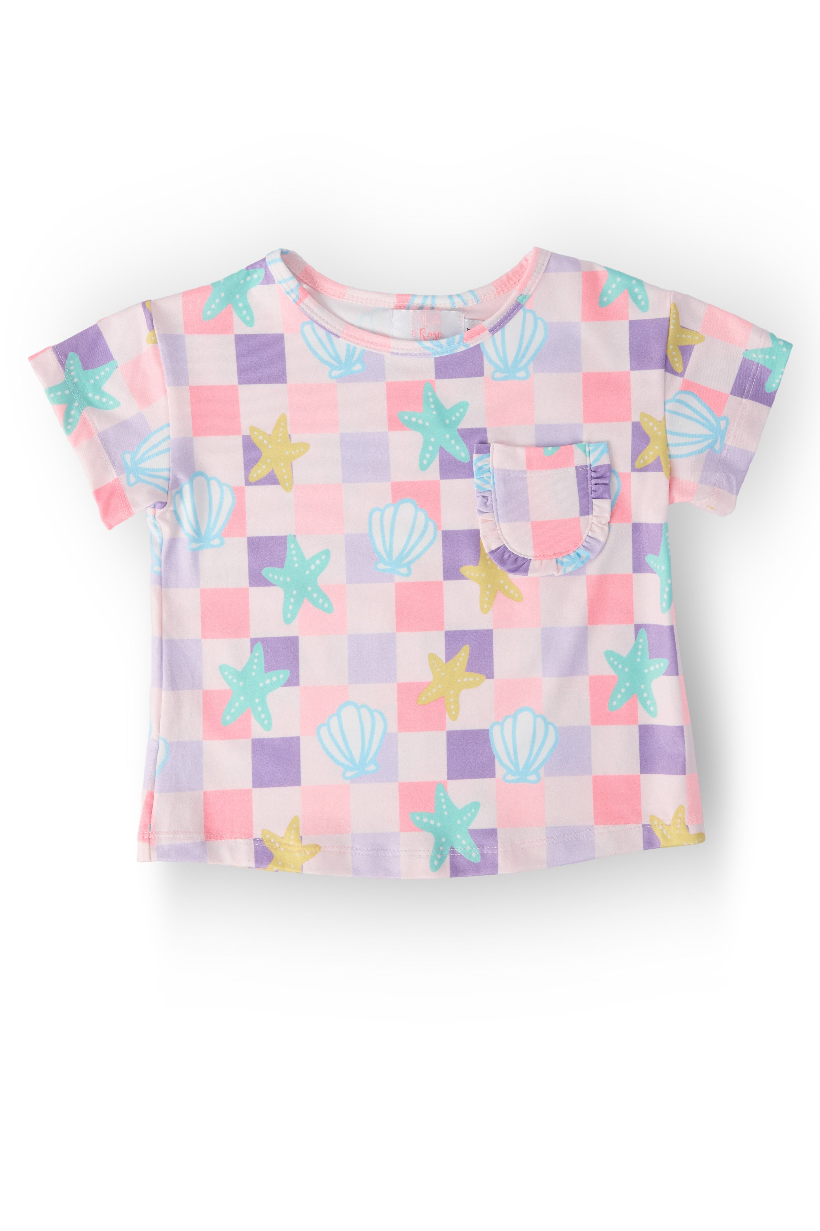 Beach Days Ruffle Pocket Tee