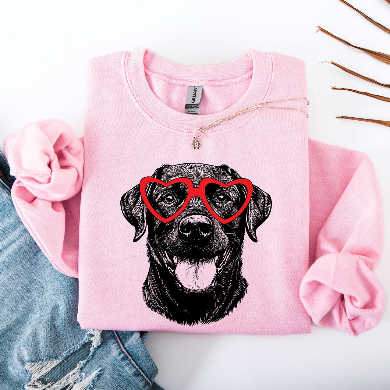 Black Lab Labrador Dog Lover Favorite Breed Portrait And Loyal Companion Sweatshirt