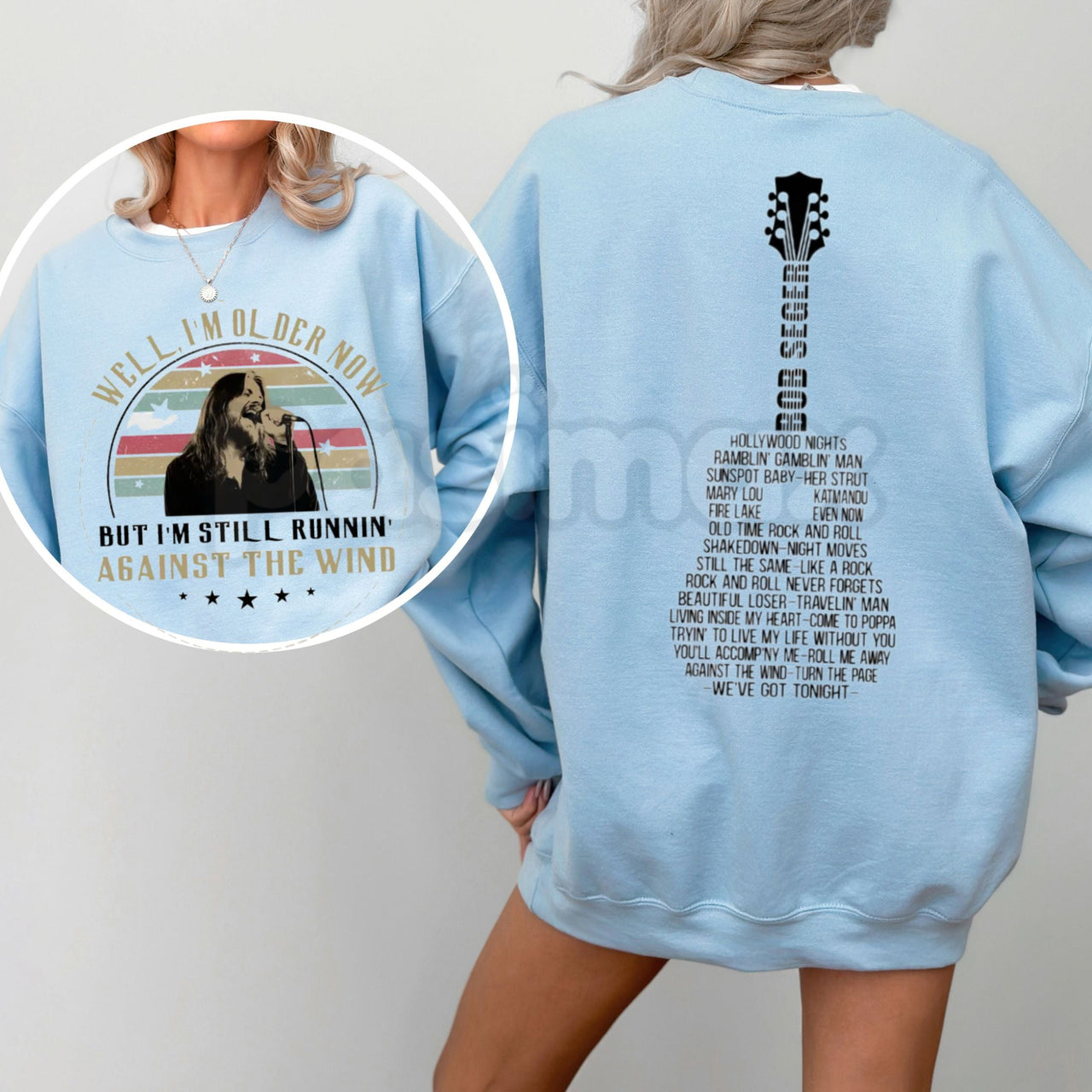 Bob Seger Vintage Quotes Sweatshirt | Two-Sided 