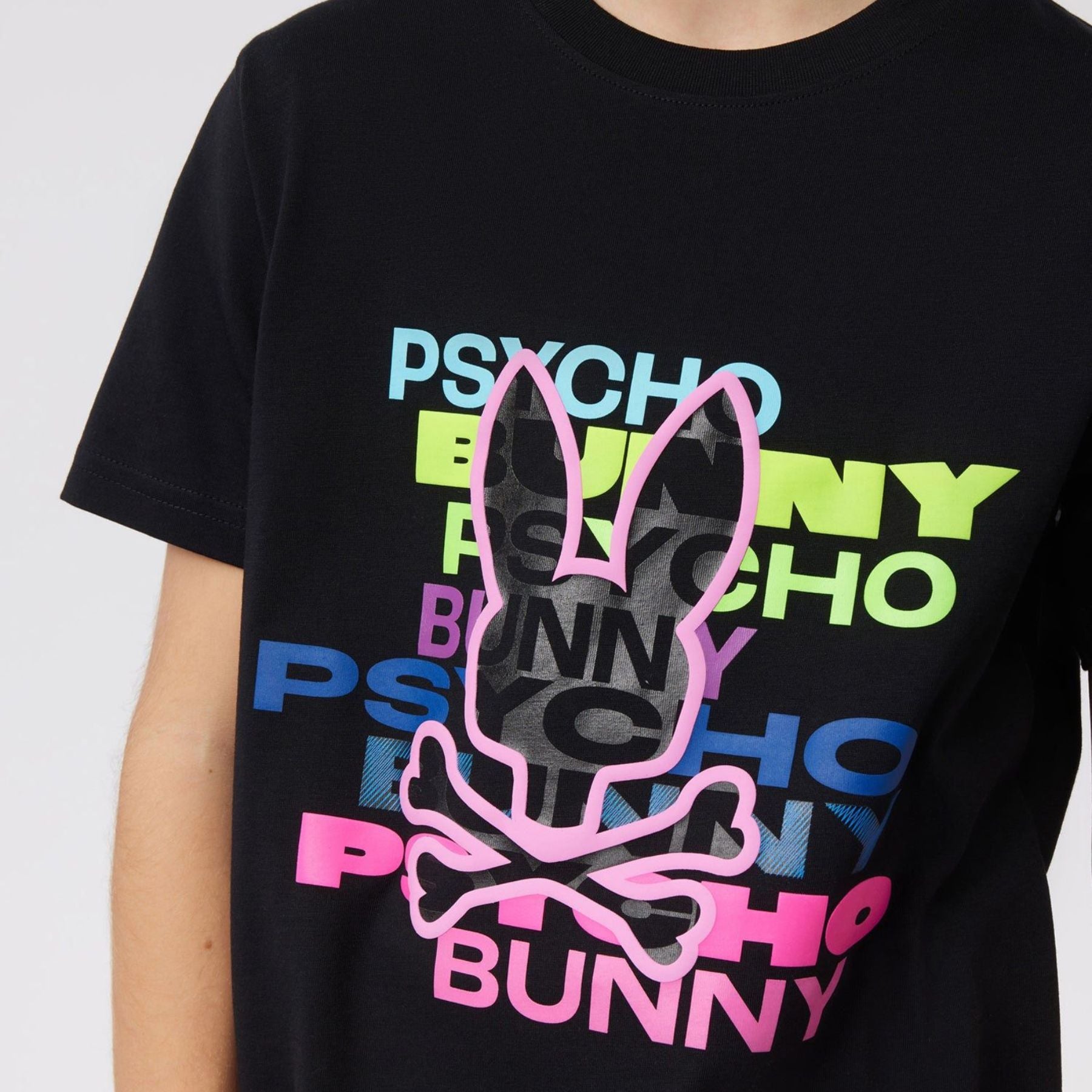 Bone Rabbit T-Shirt - Hip-Hop Streetwear Tee for Men & Women, Unisex Round Neck Graphic Shirt