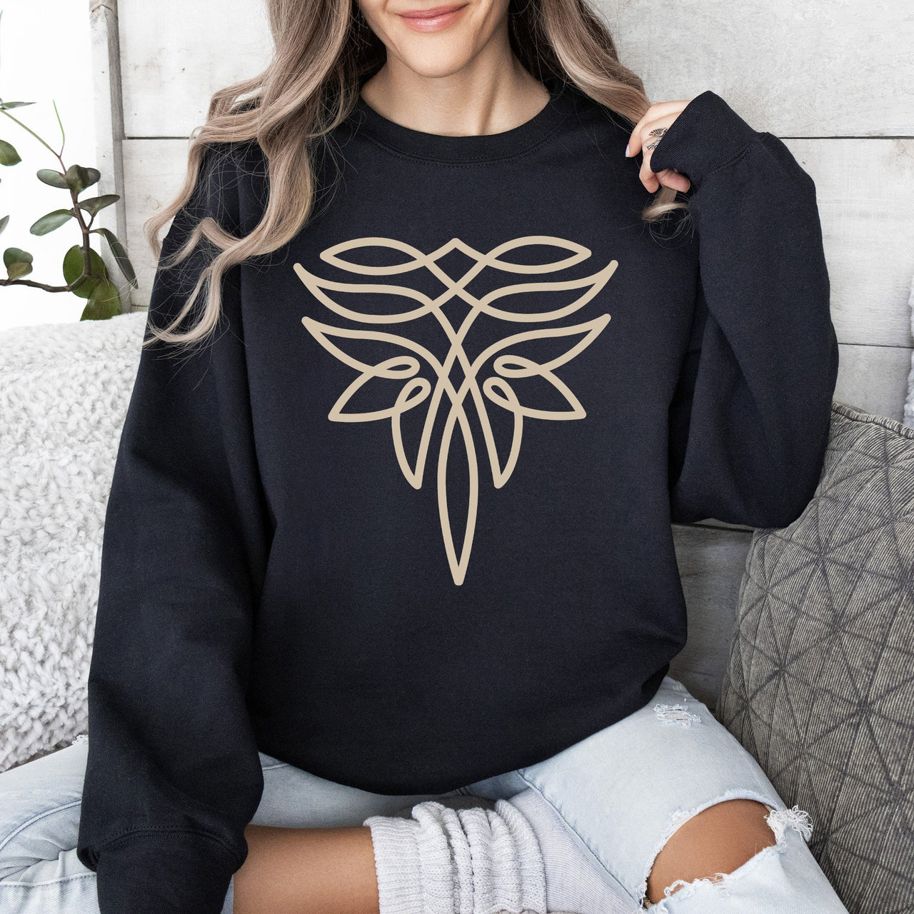 Boot Stitch Western Country Cowboy Boots Rugged Heritage Western Wear Graphic Sweatshirt