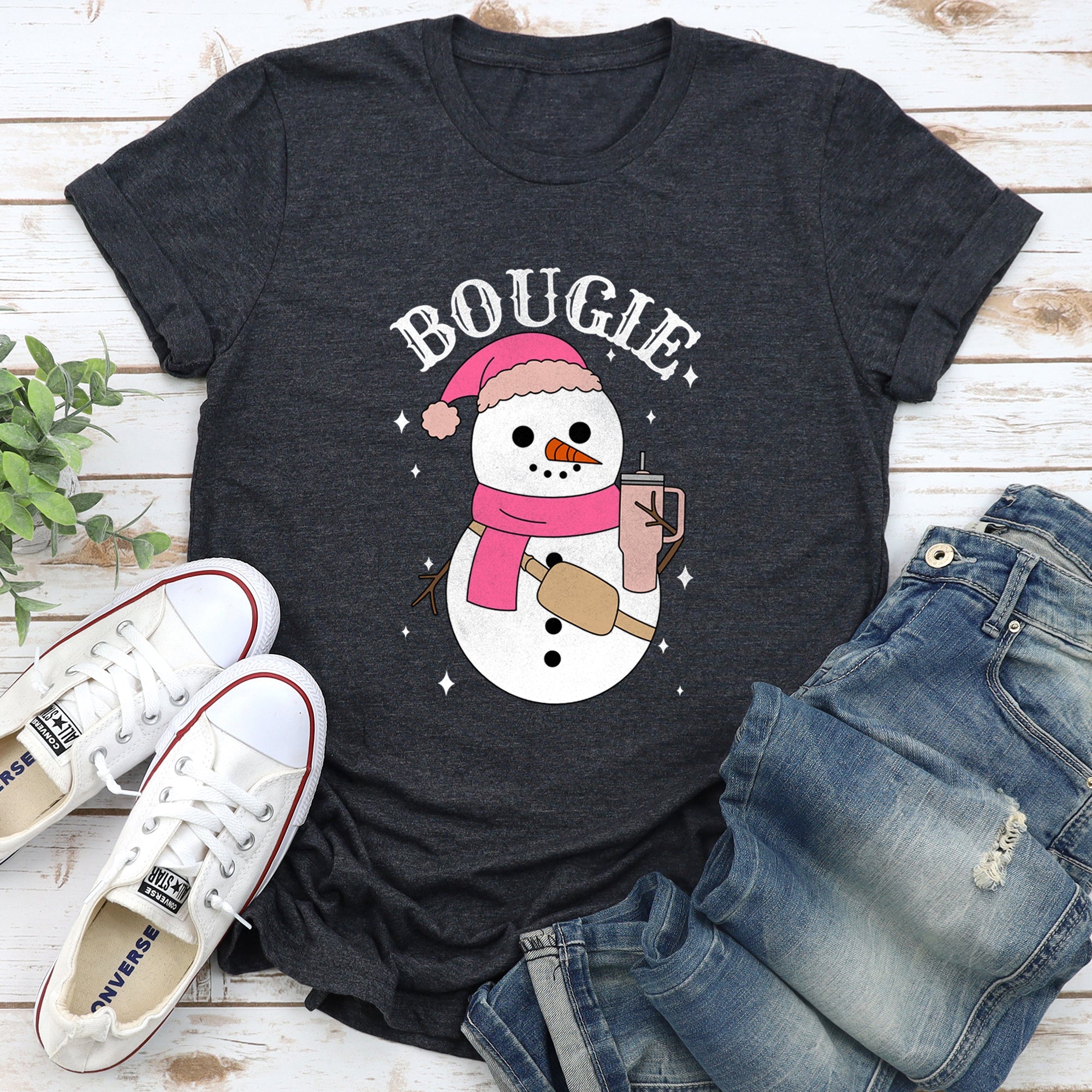 Bougie Snowman Graphic Tee