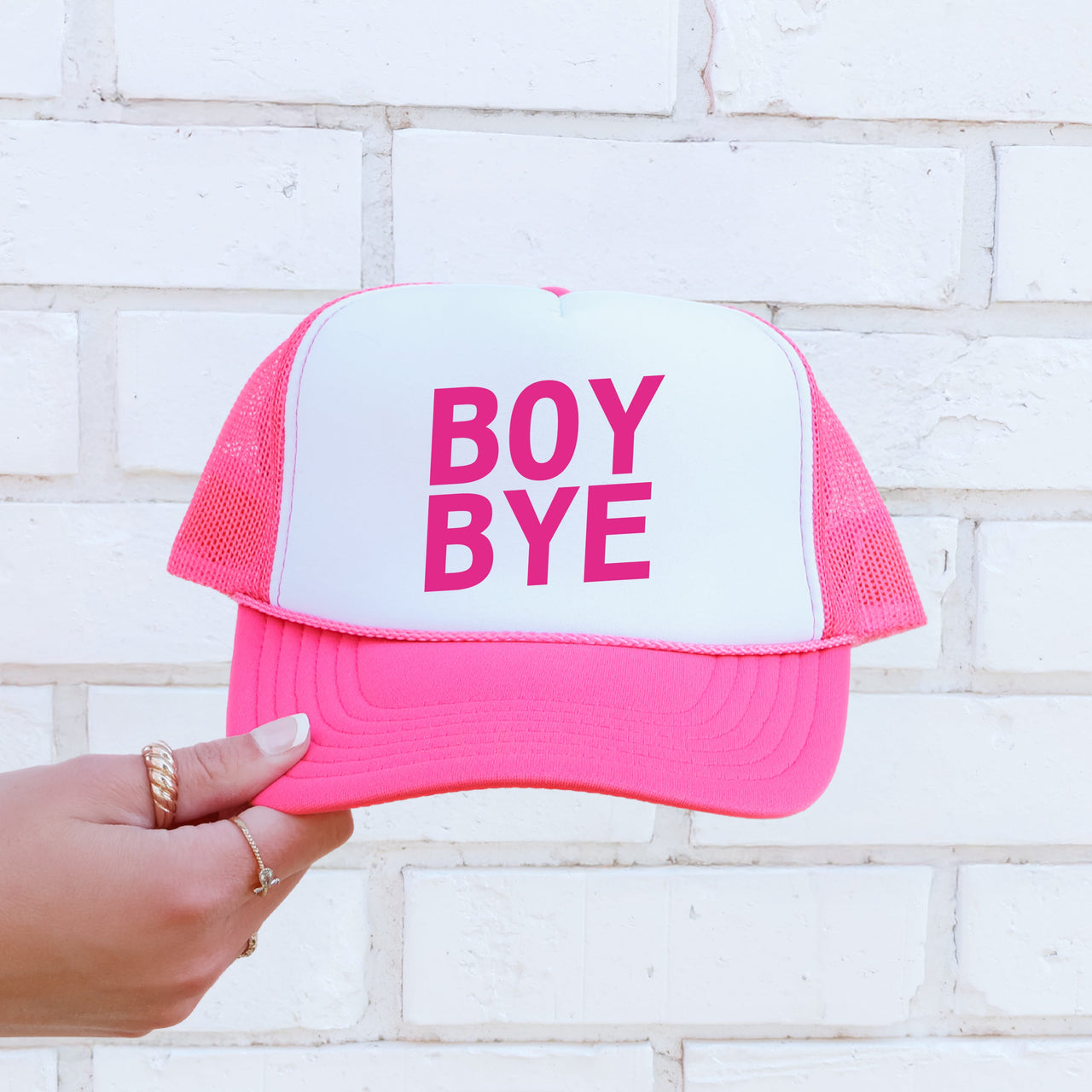 Boy Bye Sassy Funny Attitude Phrase For Bold Personalities With Playful Vibe Trucker Hat