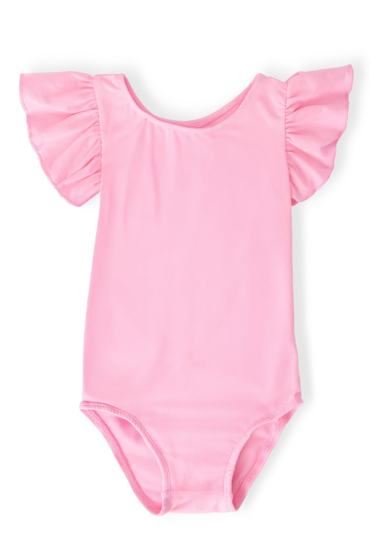 Bubblegum Pink S/S Flutter Sleeve Leotard