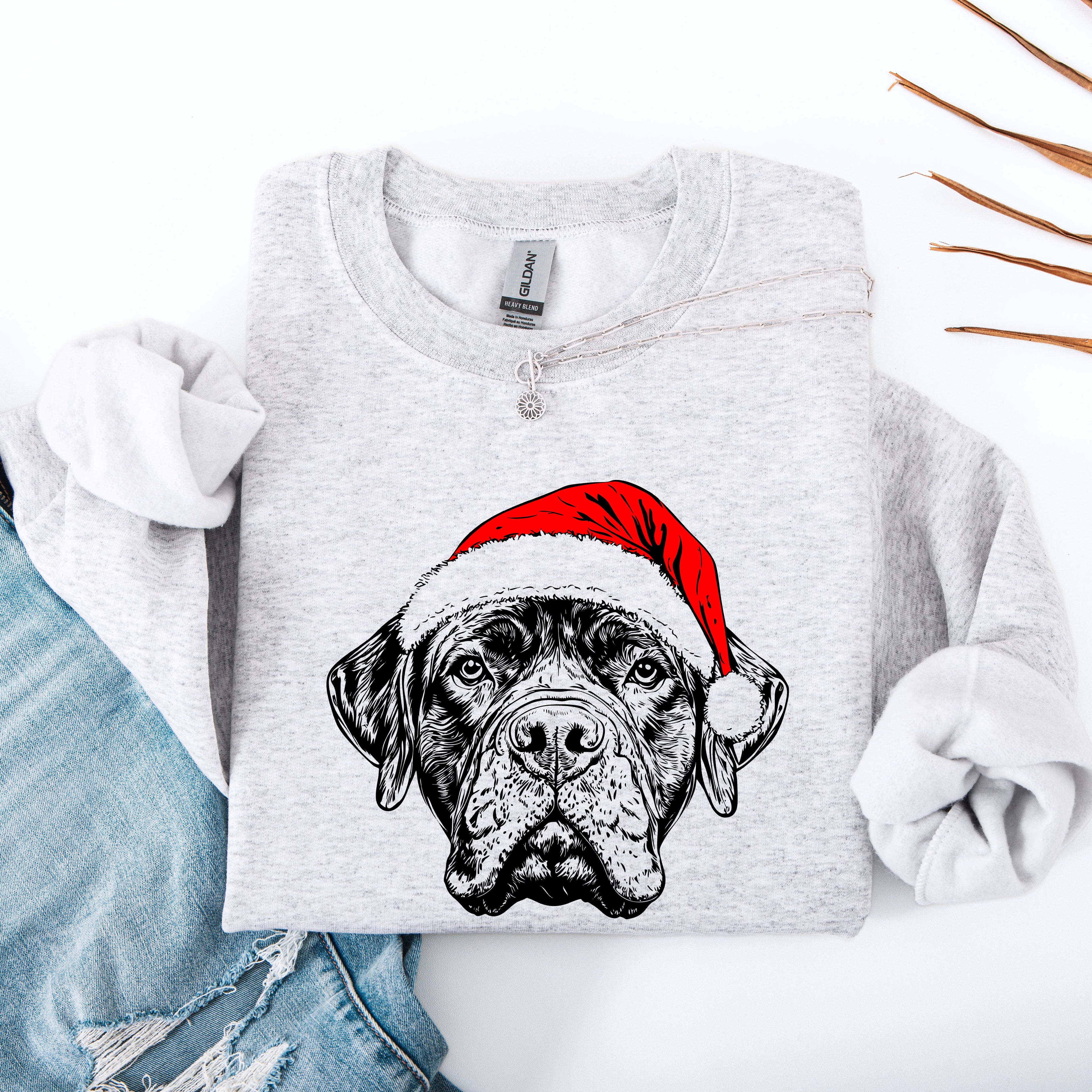 Bull Mastiff Dog Lover Breed Portrait For Pet Parents Premium Cozy Fleece Sweatshirt