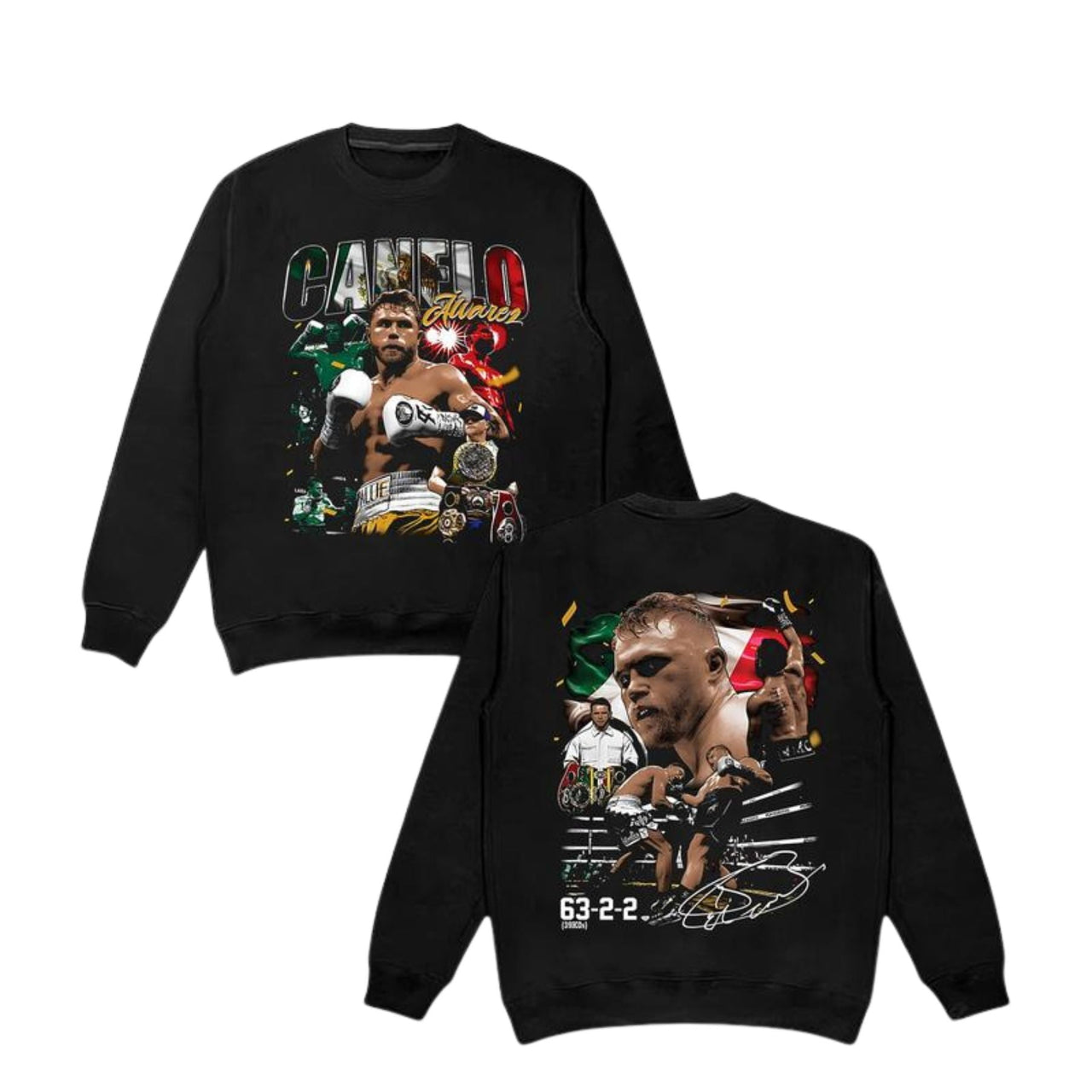 CANELO Sweatshirt – Retro Fight Night Boxing Graphic Top