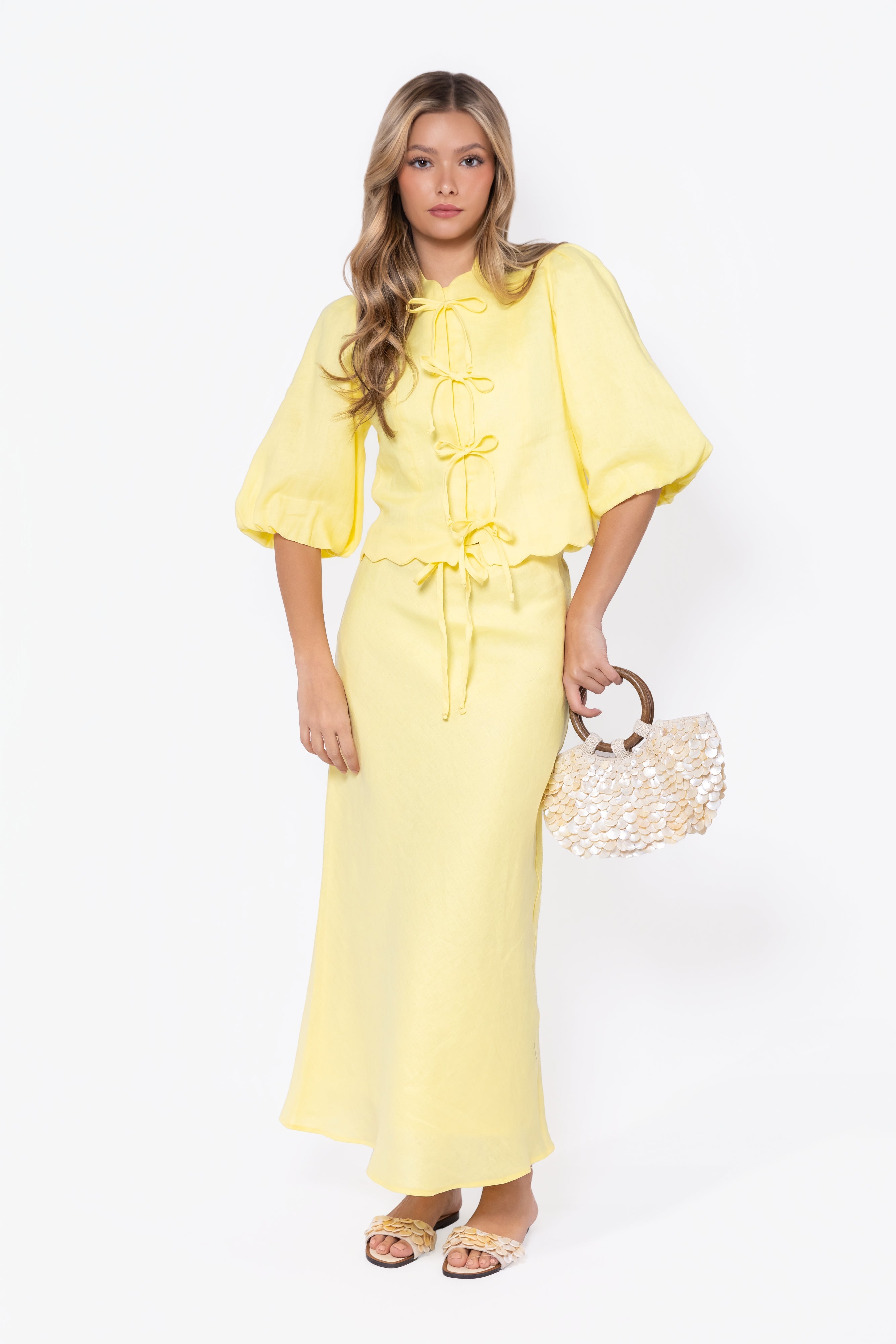 Molly Top (Light Yellow)