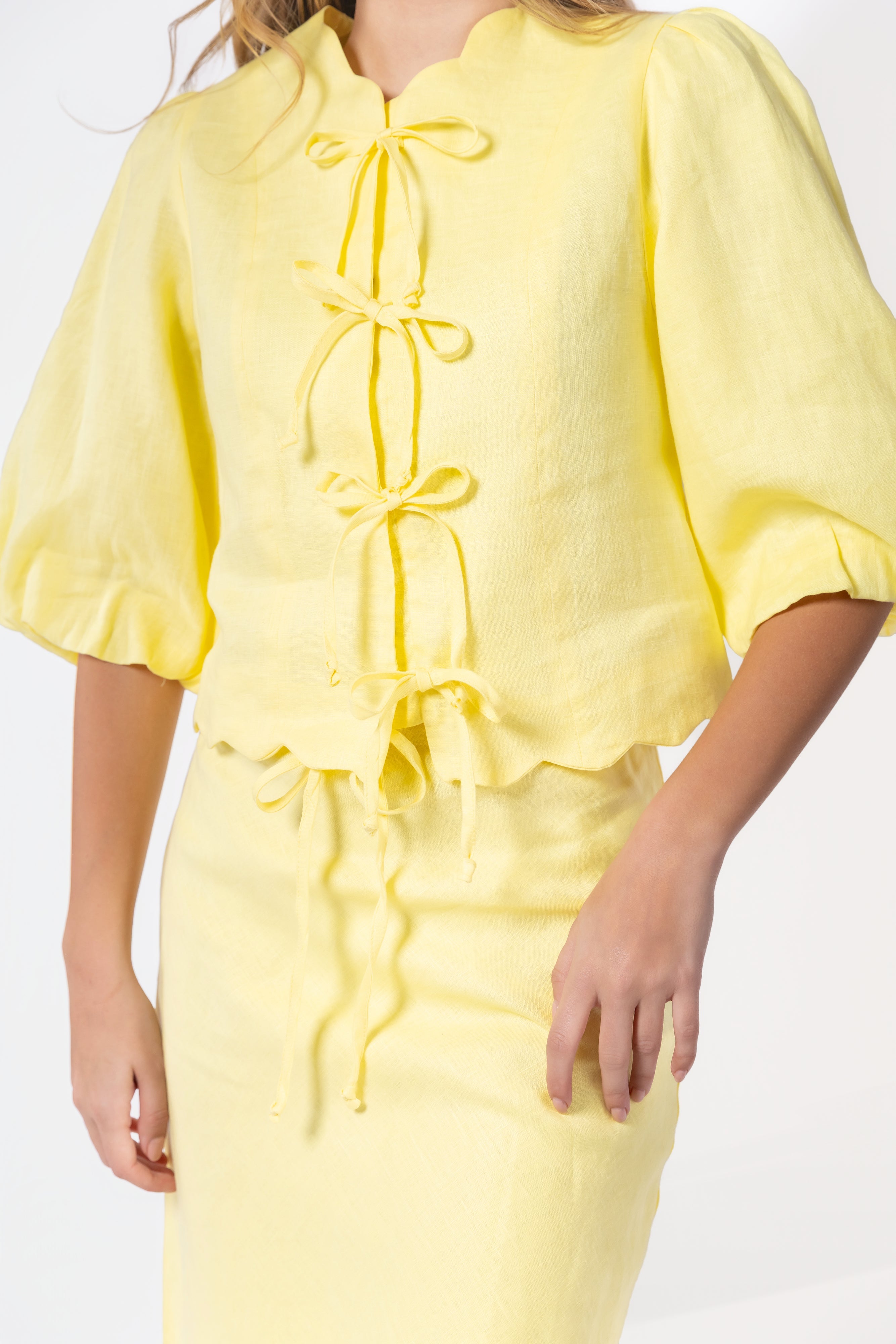 Molly Top (Light Yellow)