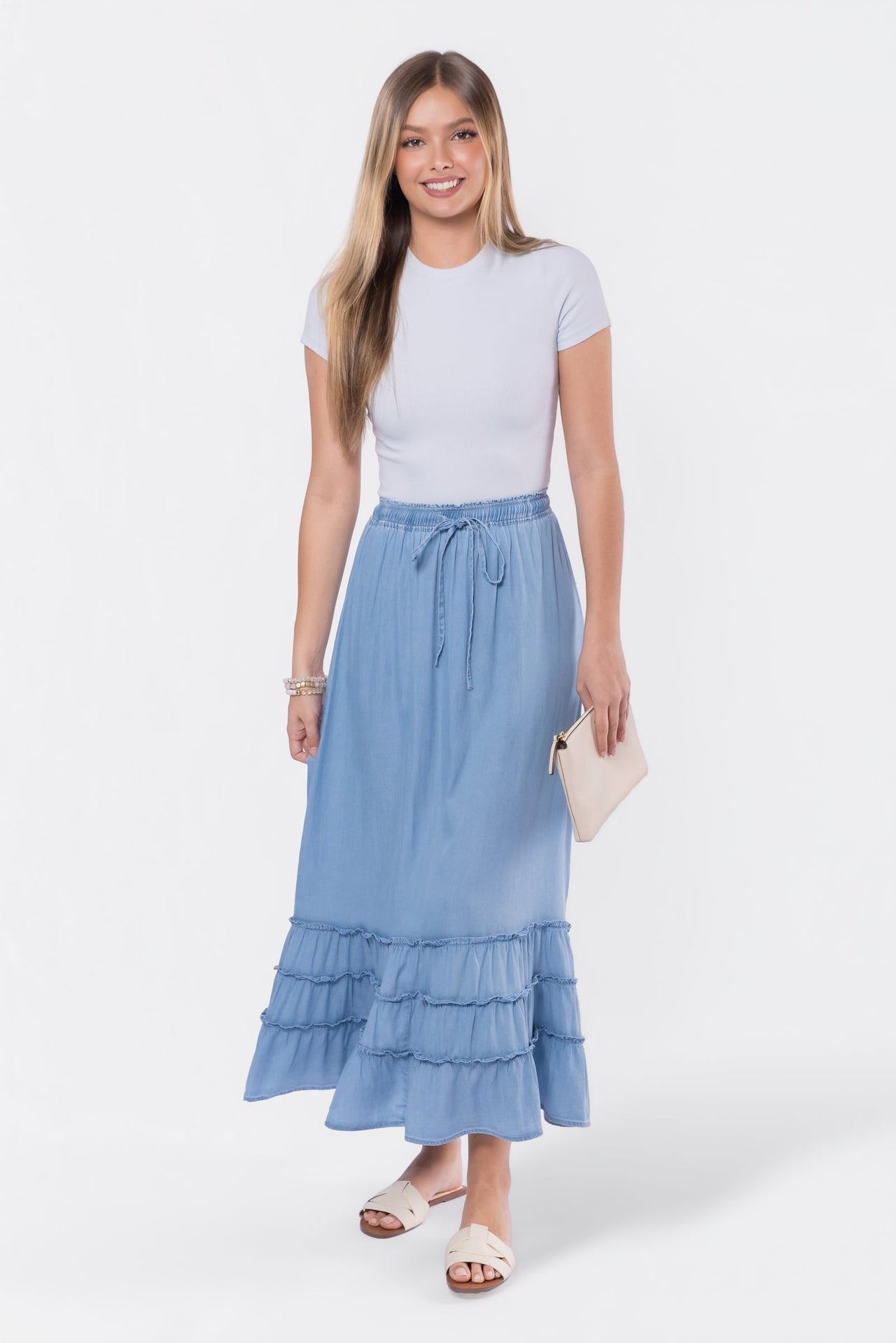 Nell Skirt (Chambray)