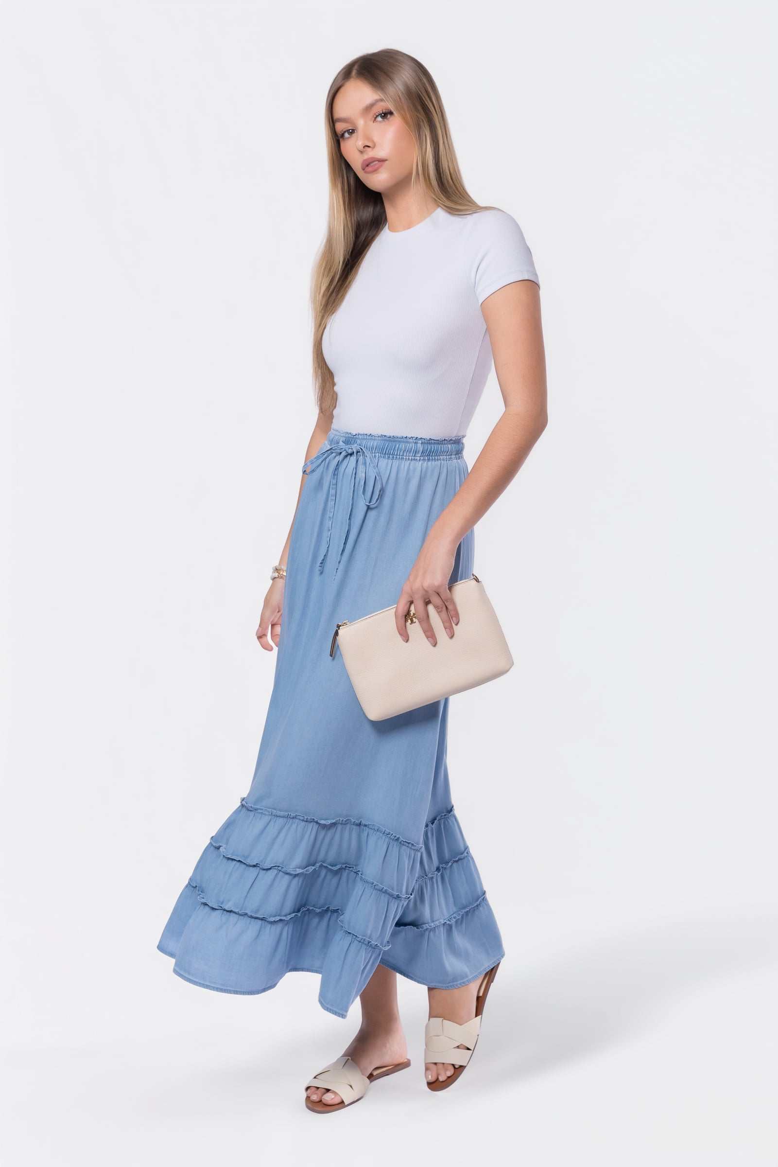 Nell Skirt (Chambray)