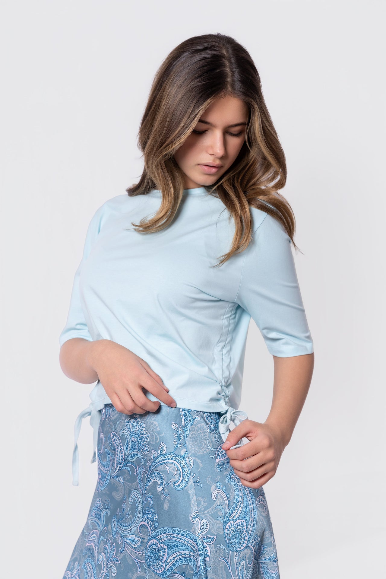 Mila Top (Light Blue)