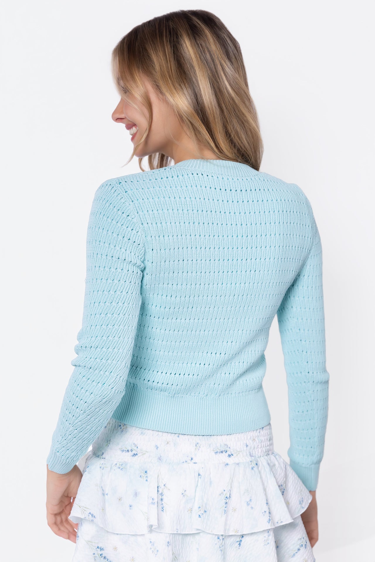 Paige Top (Light Aqua)