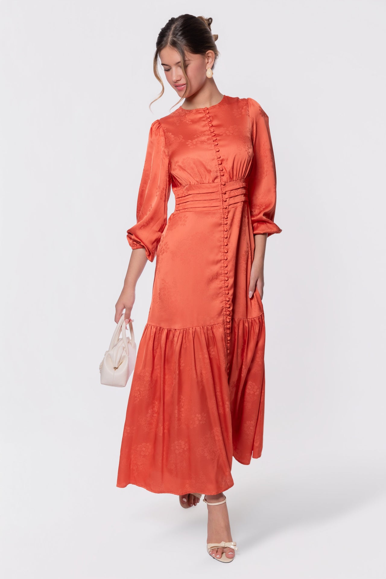 Valentina Dress (Orange)