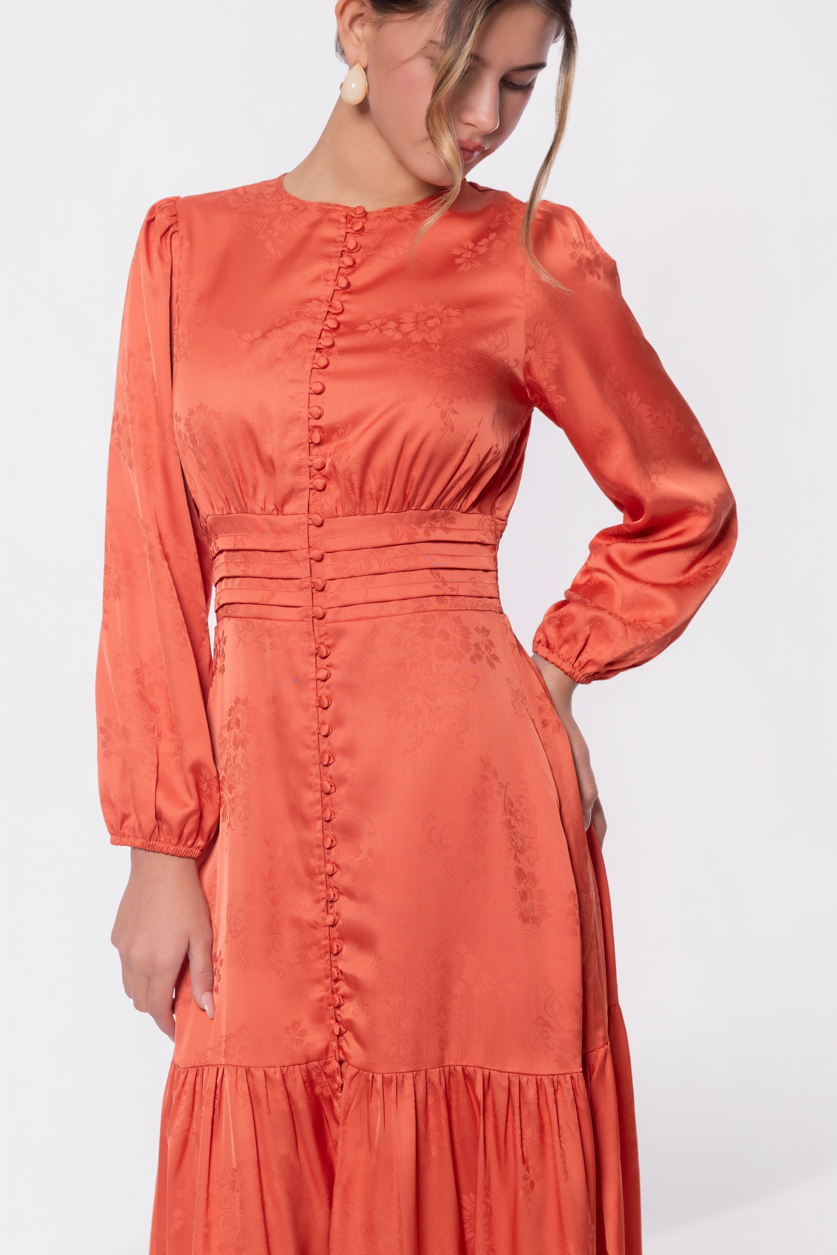 Valentina Dress (Orange)