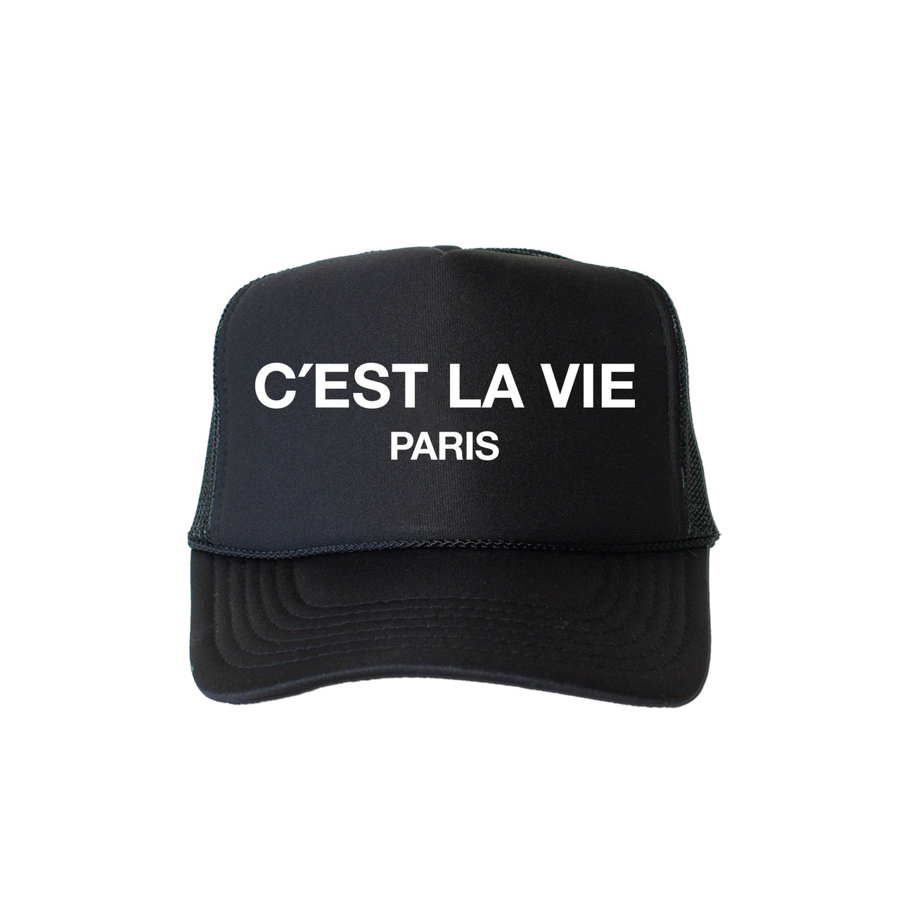 C'est La Vie, Paris Sassy Saying Graphic For Bold Street Style With Paris Flair Trucker Hat