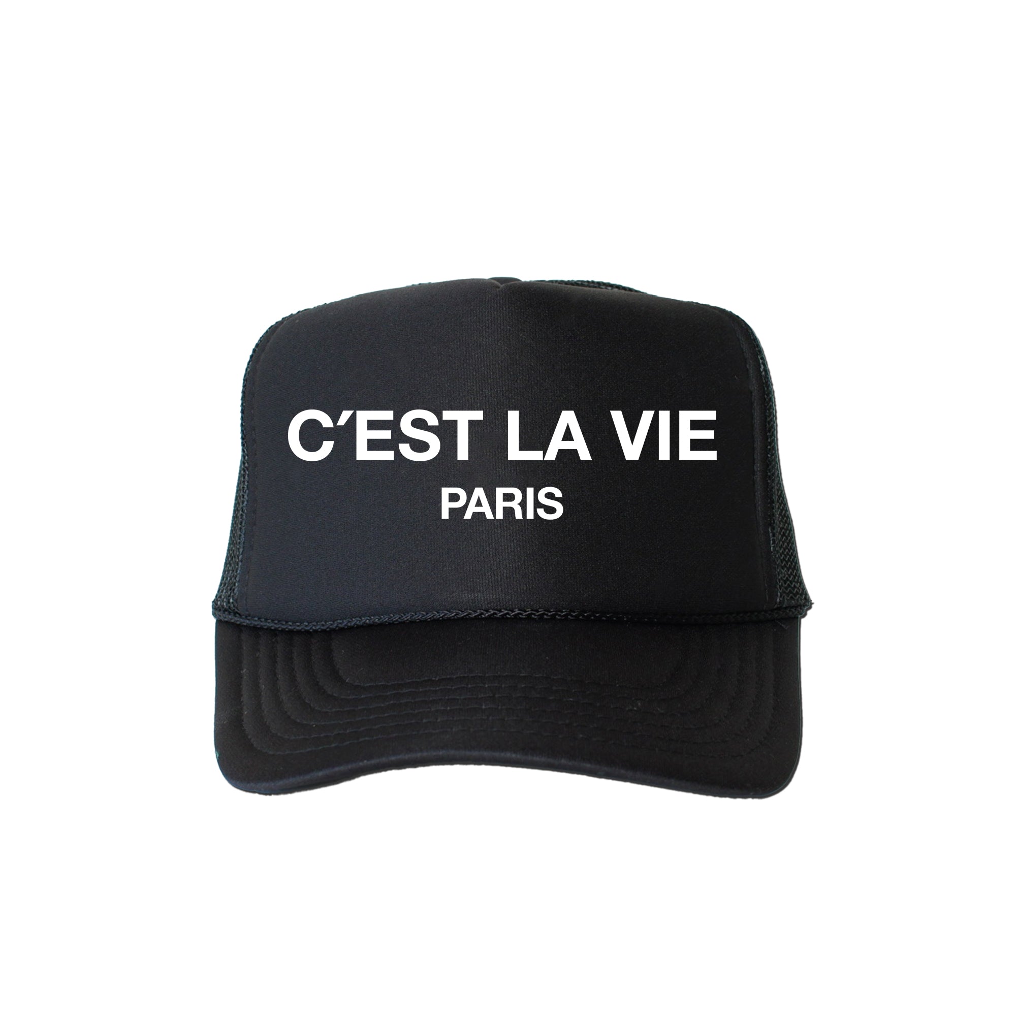 C'est La Vie, Paris Sassy Saying Graphic For Bold Street Style With Paris Flair Trucker Hat