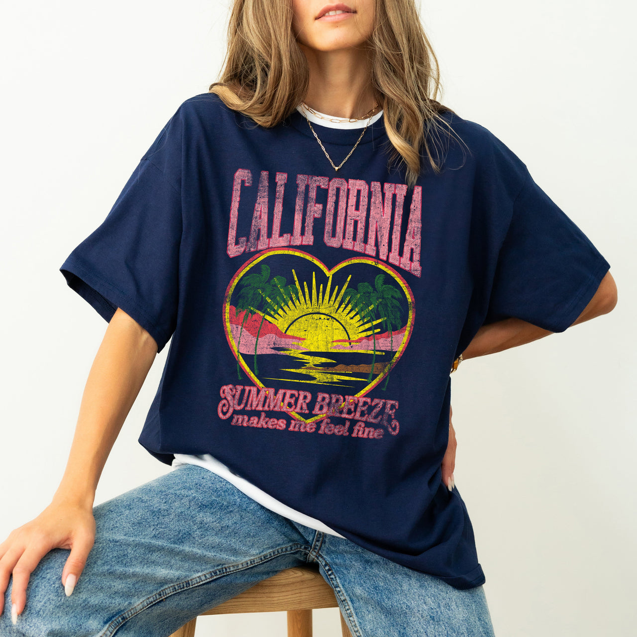California Summer Breeze Love Beach Vibes Sunset Hot Girl Summer Fun In The Sun Comfort Colors Tee