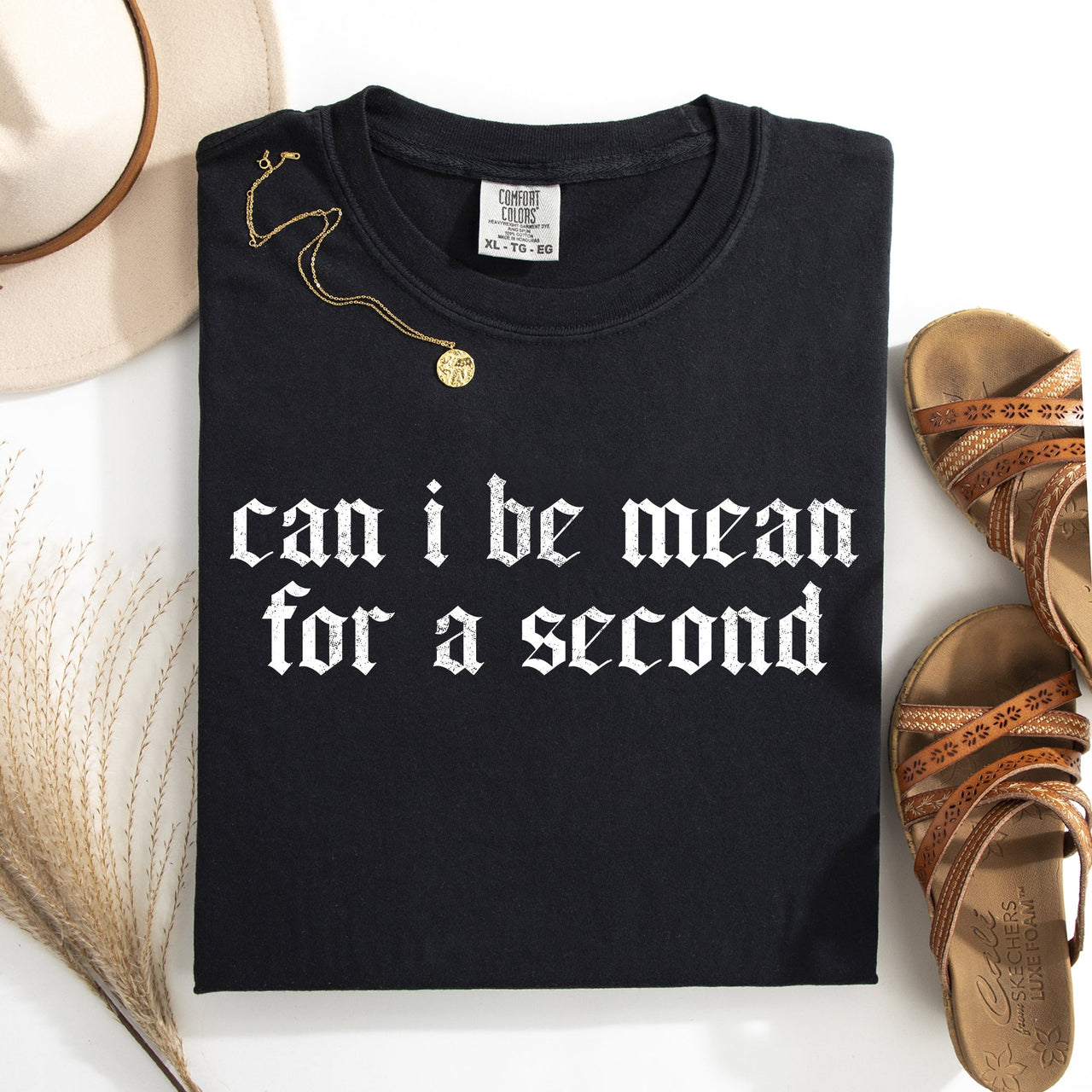 Can I Be Mean For A Second Sassy Sarcastic Statement For Bold Attitude Comfort Colors Tee