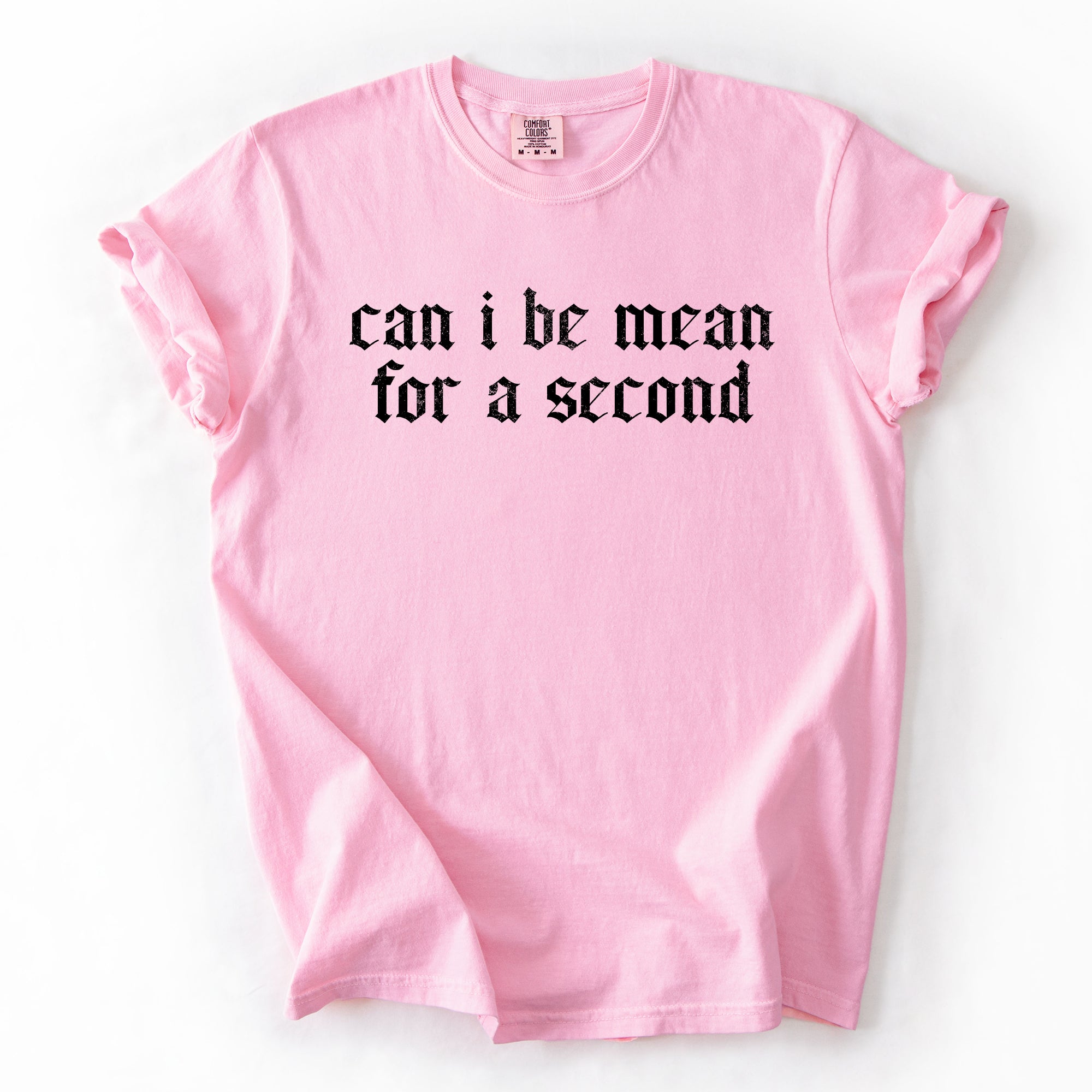 Can I Be Mean For A Second Sassy Sarcastic Statement For Bold Attitude Comfort Colors Tee