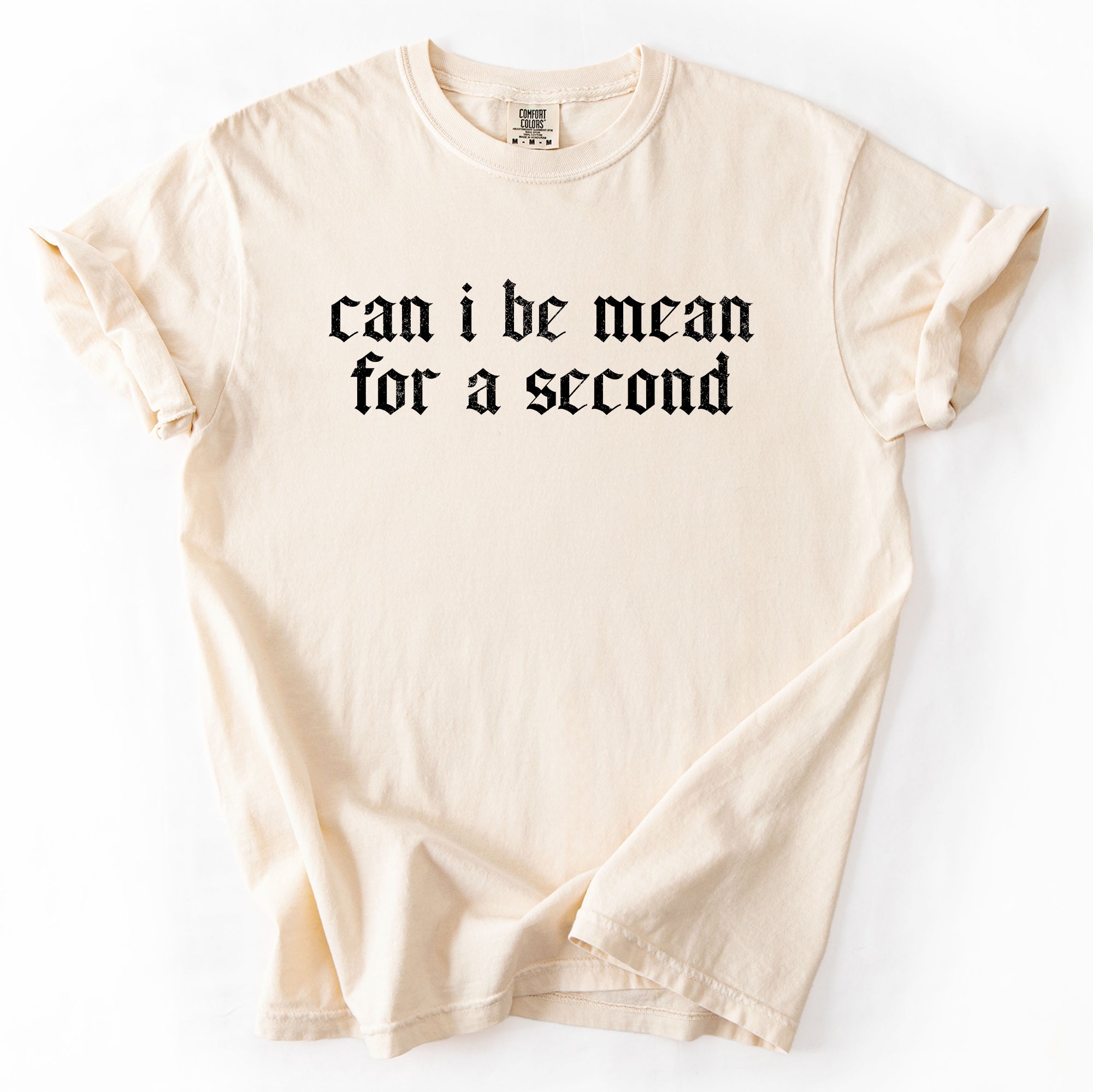 Can I Be Mean For A Second Sassy Sarcastic Statement For Bold Attitude Comfort Colors Tee