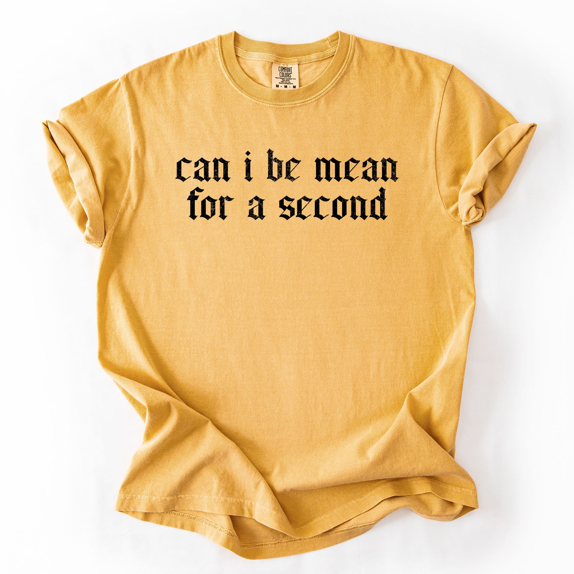 Can I Be Mean For A Second Sassy Sarcastic Statement For Bold Attitude Comfort Colors Tee