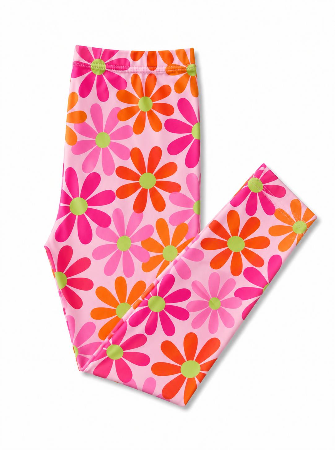 Retro Daisies Leggings