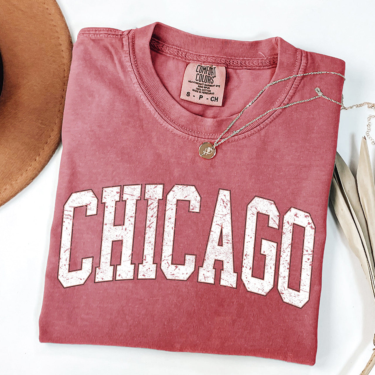 Chicago Football Big Game Touchdown Tailgate Party University College Comfort Colors Tee