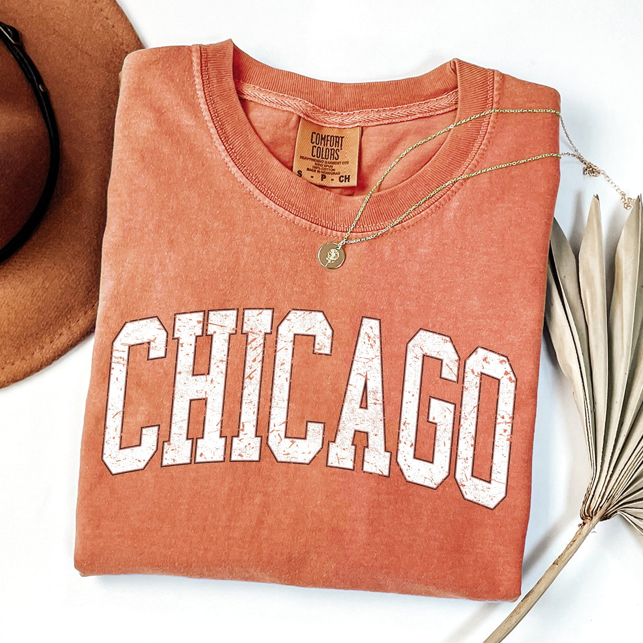 Chicago Football Big Game Touchdown Tailgate Party University College Comfort Colors Tee