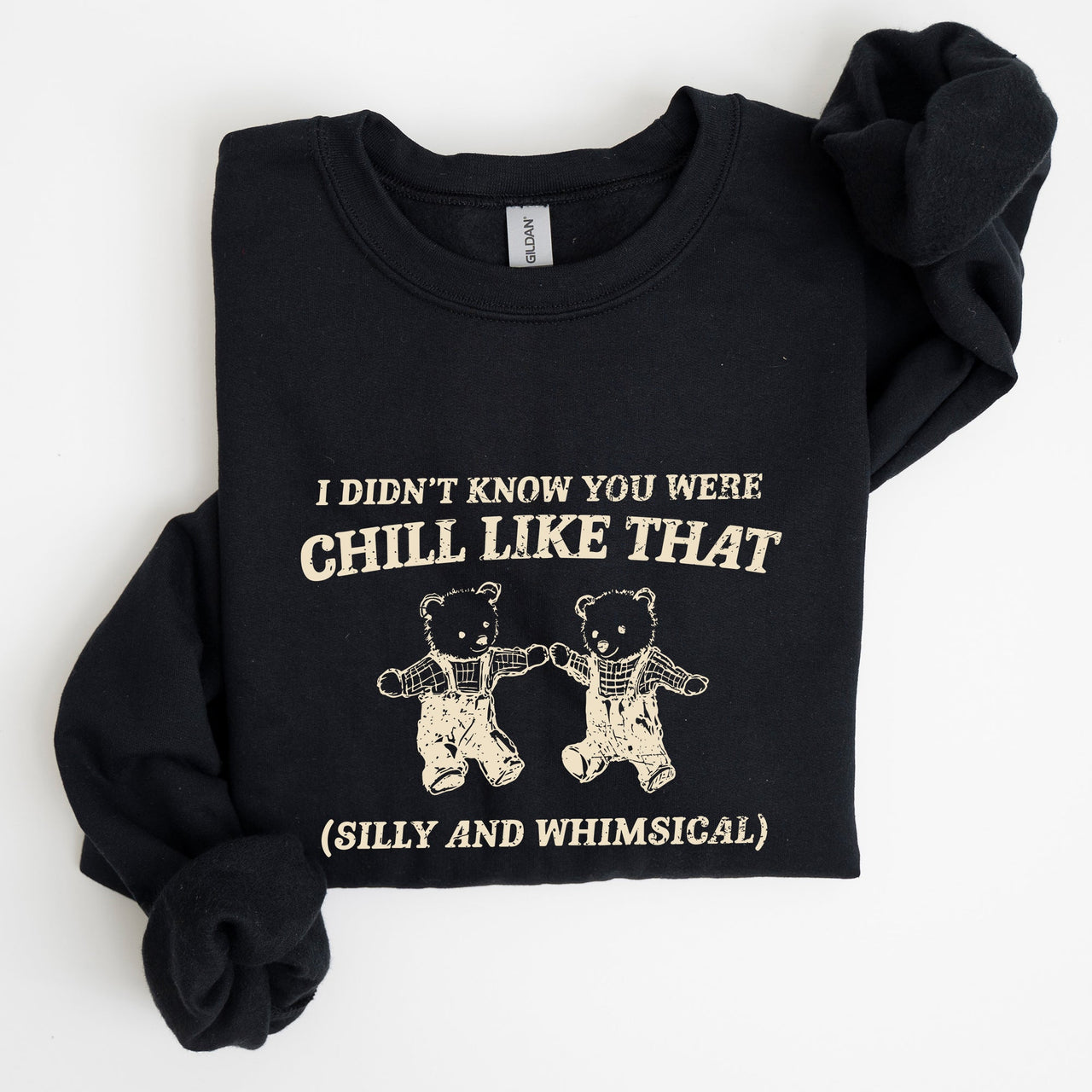 Chill Bears Meme Aesthetic Funny Cozy Chill Vibes Edition Limited Release Sweatshirt