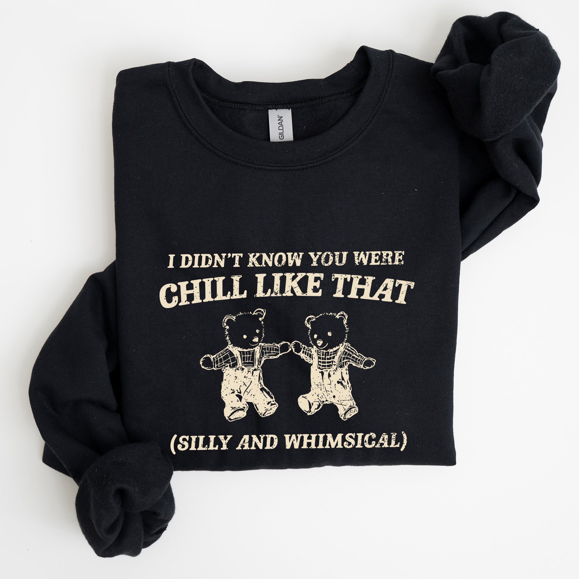 Chill Bears Meme Aesthetic Funny Cozy Chill Vibes Edition Limited Release Sweatshirt