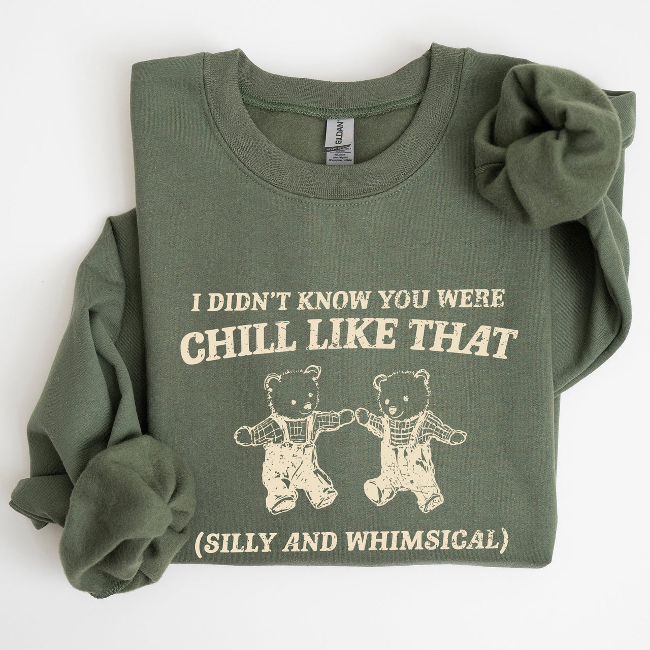 Chill Bears Meme Aesthetic Funny Cozy Chill Vibes Edition Limited Release Sweatshirt