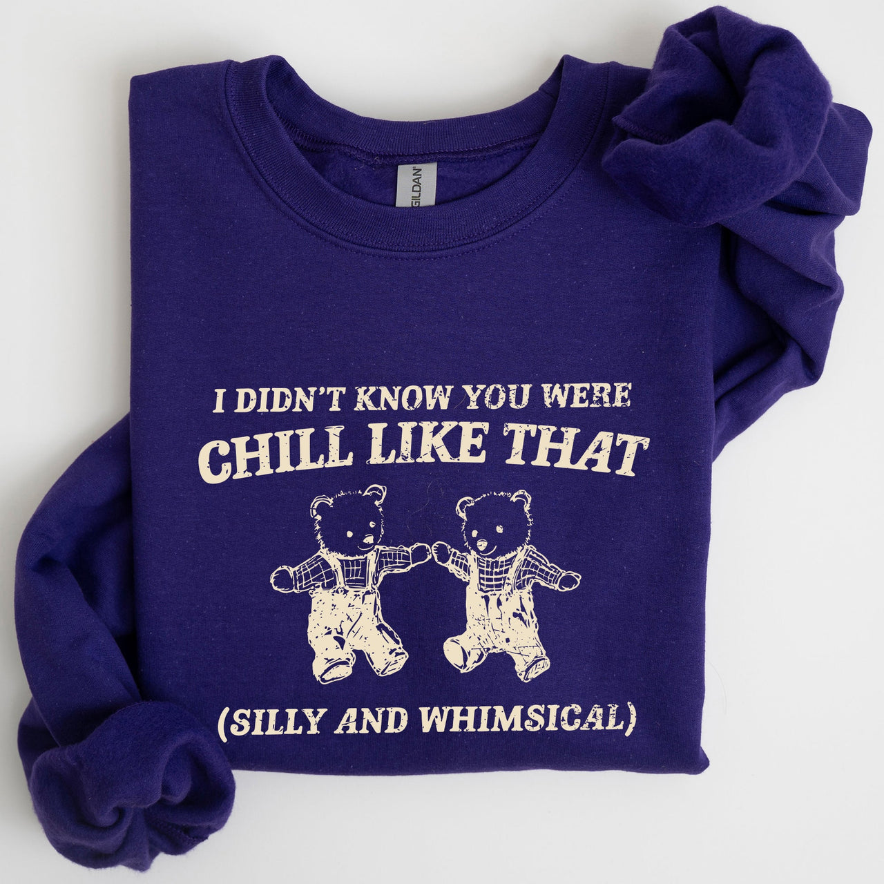Chill Bears Meme Aesthetic Funny Cozy Chill Vibes Edition Limited Release Sweatshirt