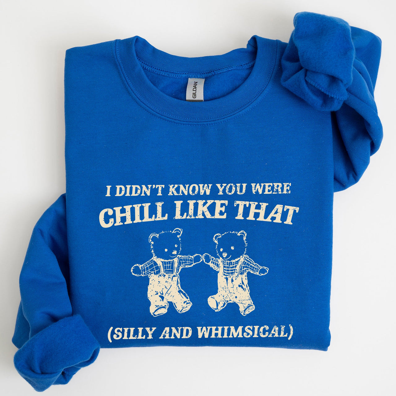 Chill Bears Meme Aesthetic Funny Cozy Chill Vibes Edition Limited Release Sweatshirt