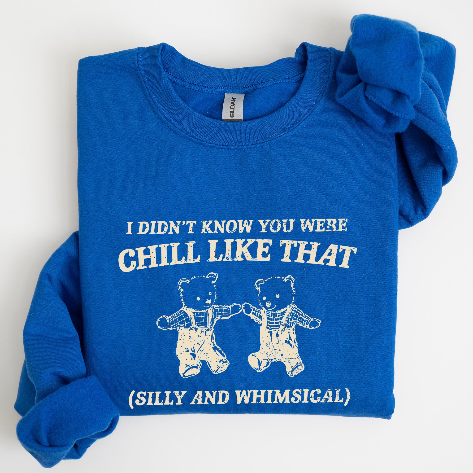 Chill Bears Meme Aesthetic Funny Cozy Chill Vibes Edition Limited Release Sweatshirt