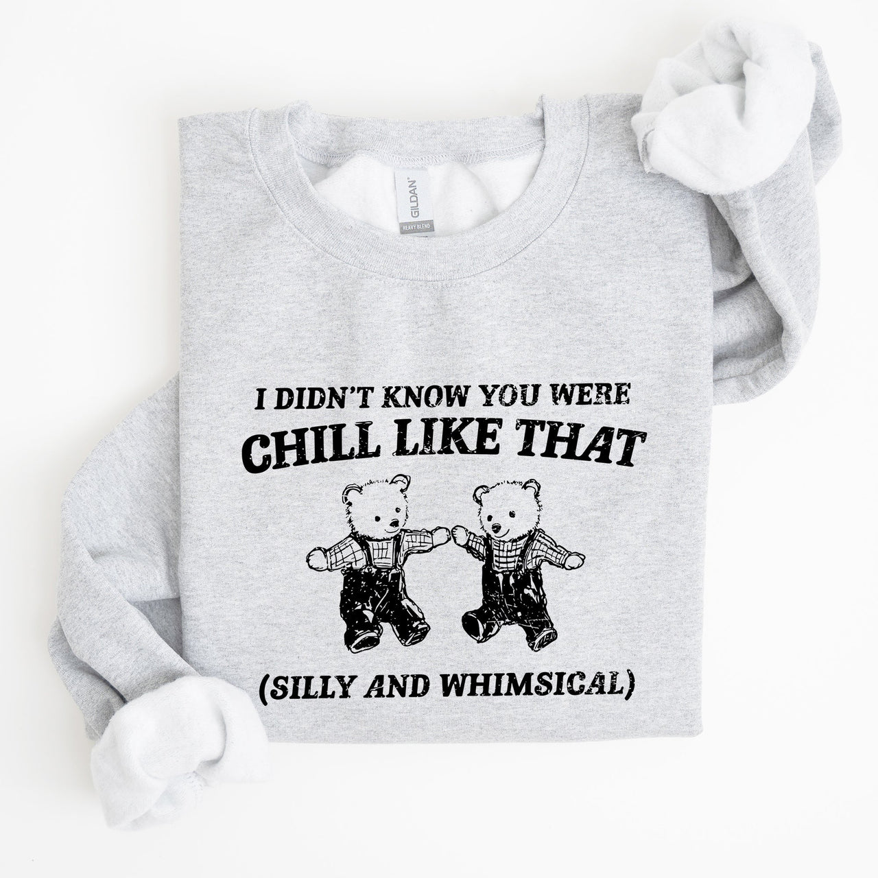 Chill Bears Meme Aesthetic Funny Cozy Chill Vibes Edition Limited Release Sweatshirt