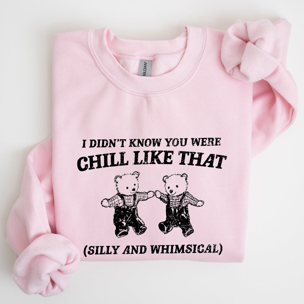 Chill Bears Meme Aesthetic Funny Cozy Chill Vibes Edition Limited Release Sweatshirt