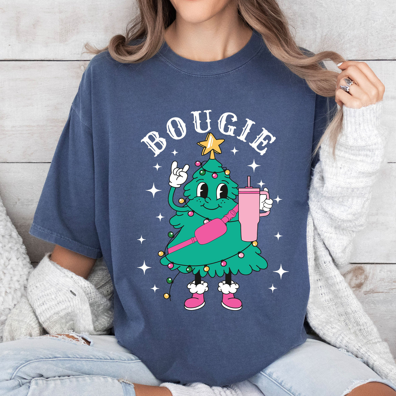 Bougie Retro Comfort Colors Tee