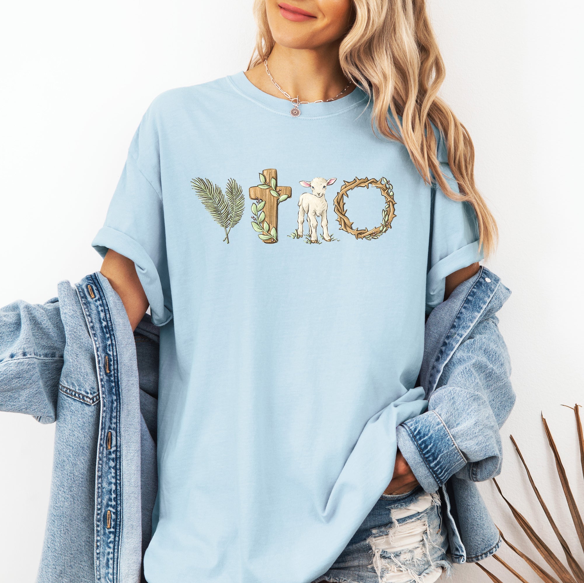 Christian Easter Gospel Bunny Jesus Rabbit Faith Holiday Religious Devotional Comfort Colors Tee