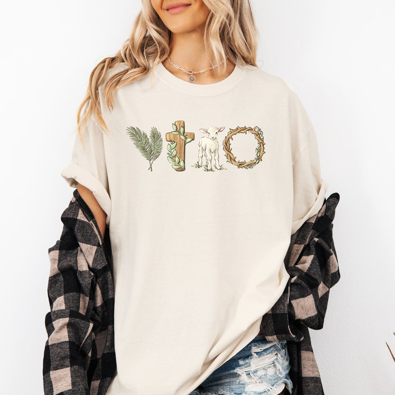 Christian Easter Gospel Bunny Jesus Rabbit Faith Holiday Religious Devotional Comfort Colors Tee