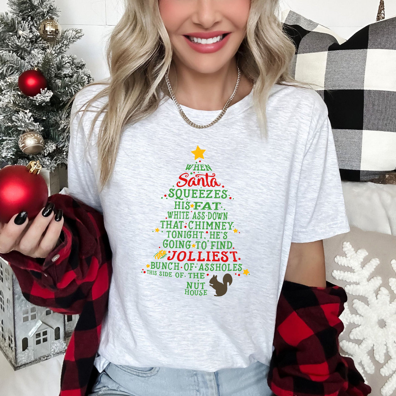 Iconic Christmas Vacation Griswold Quote Graphic Tee For Movie Fans And Holiday Decor Lovers
