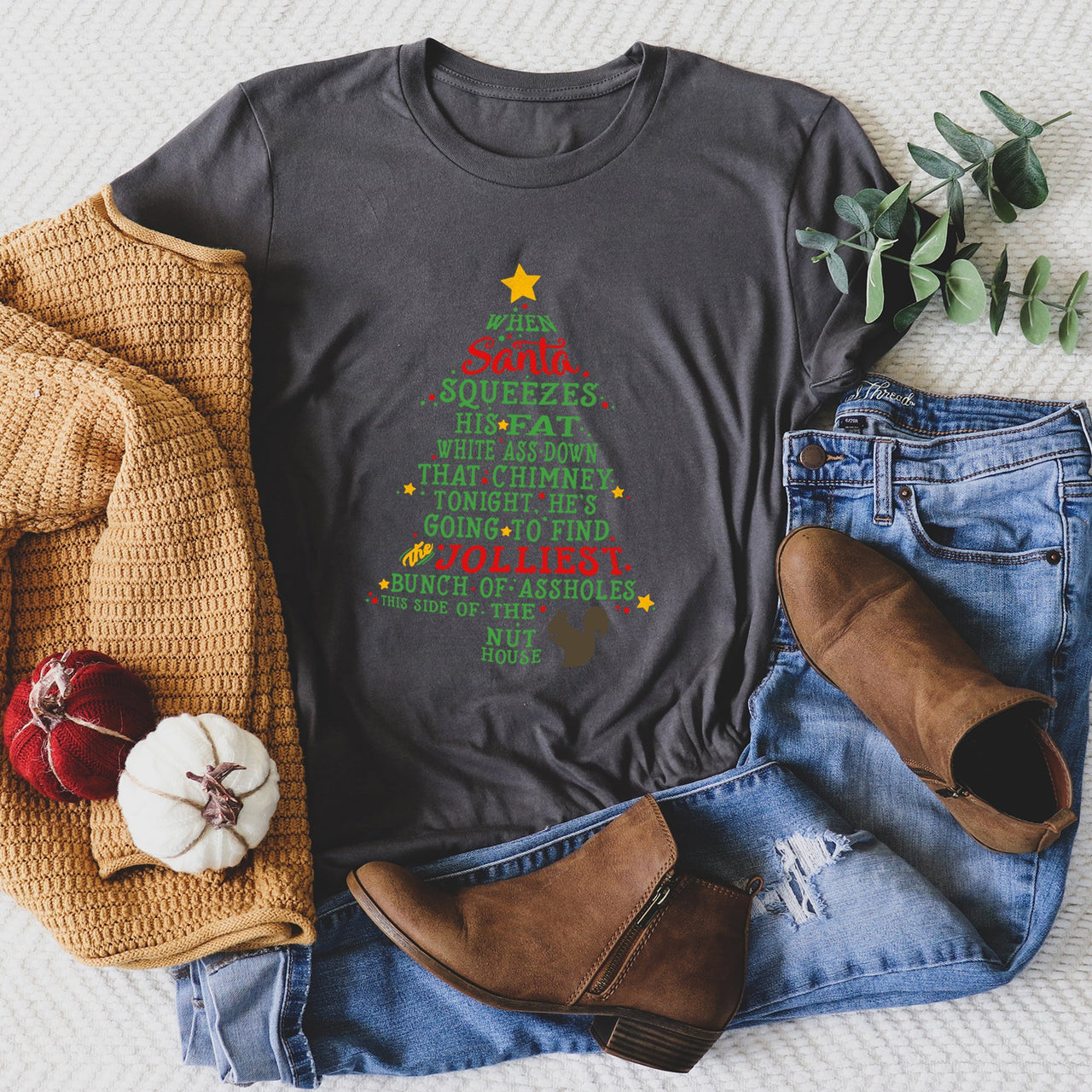 Iconic Christmas Vacation Griswold Quote Graphic Tee For Movie Fans And Holiday Decor Lovers