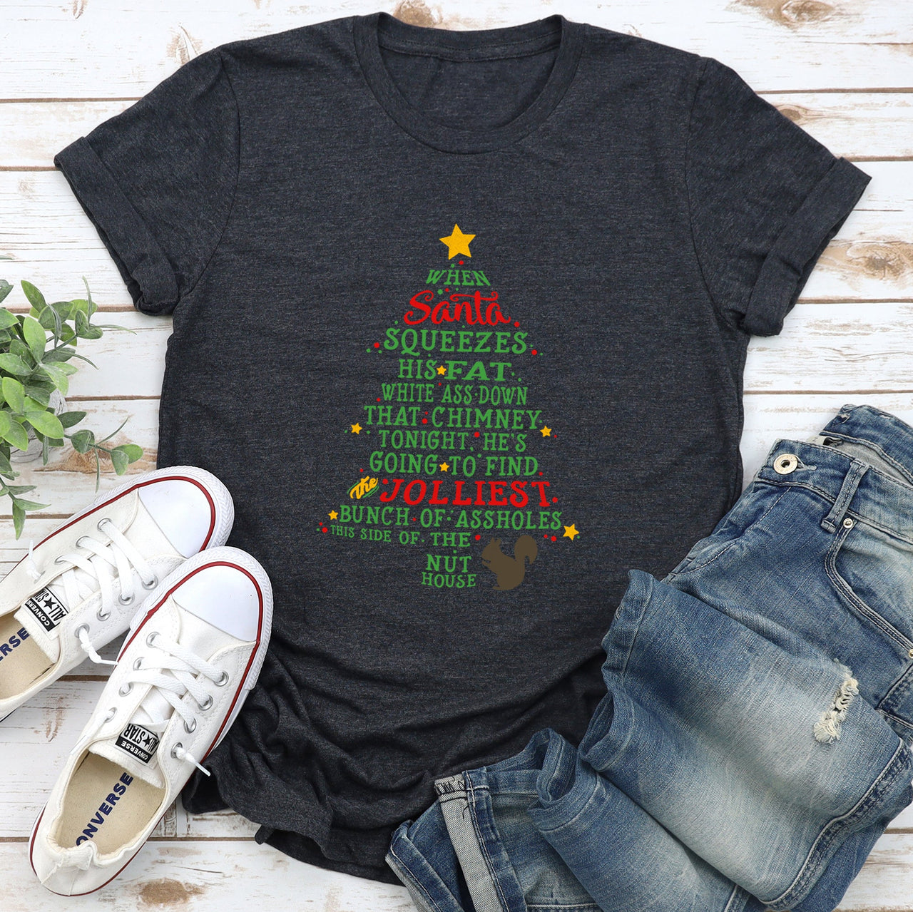 Iconic Christmas Vacation Griswold Quote Graphic Tee For Movie Fans And Holiday Decor Lovers