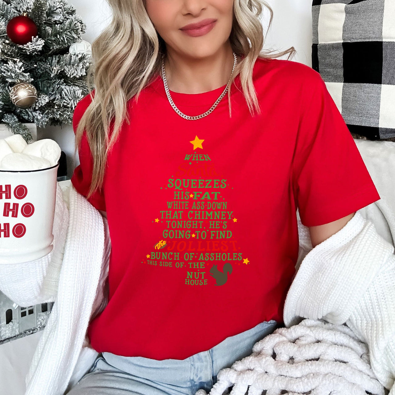 Iconic Christmas Vacation Griswold Quote Graphic Tee For Movie Fans And Holiday Decor Lovers