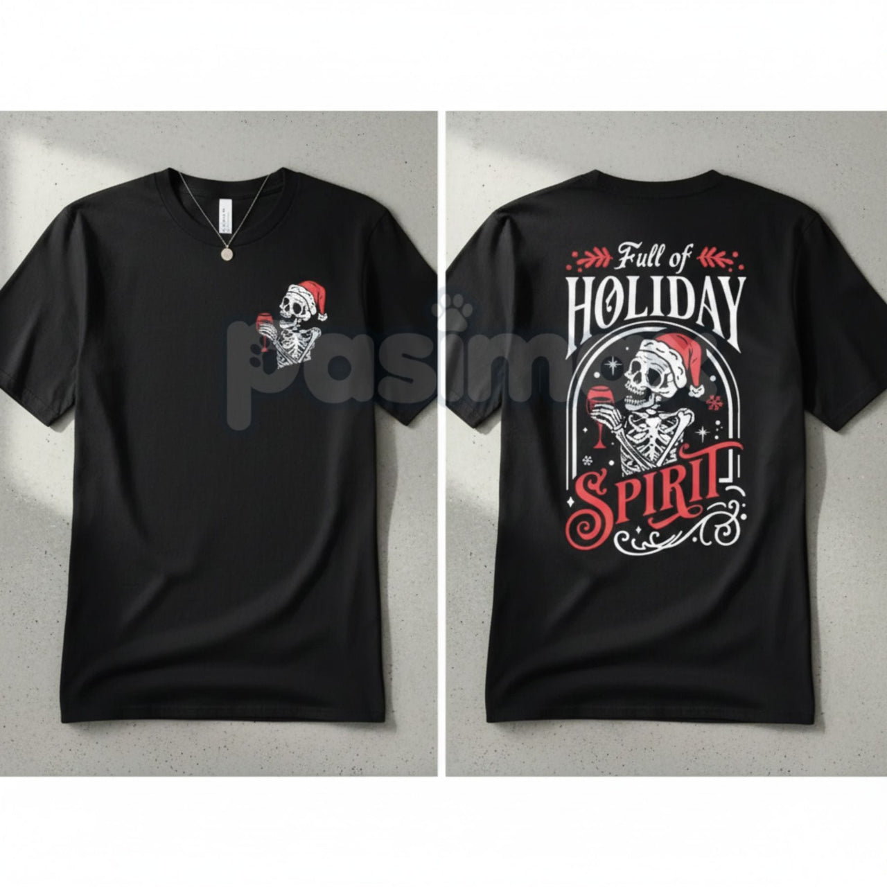 Christmas Skeleton T-Shirt - 