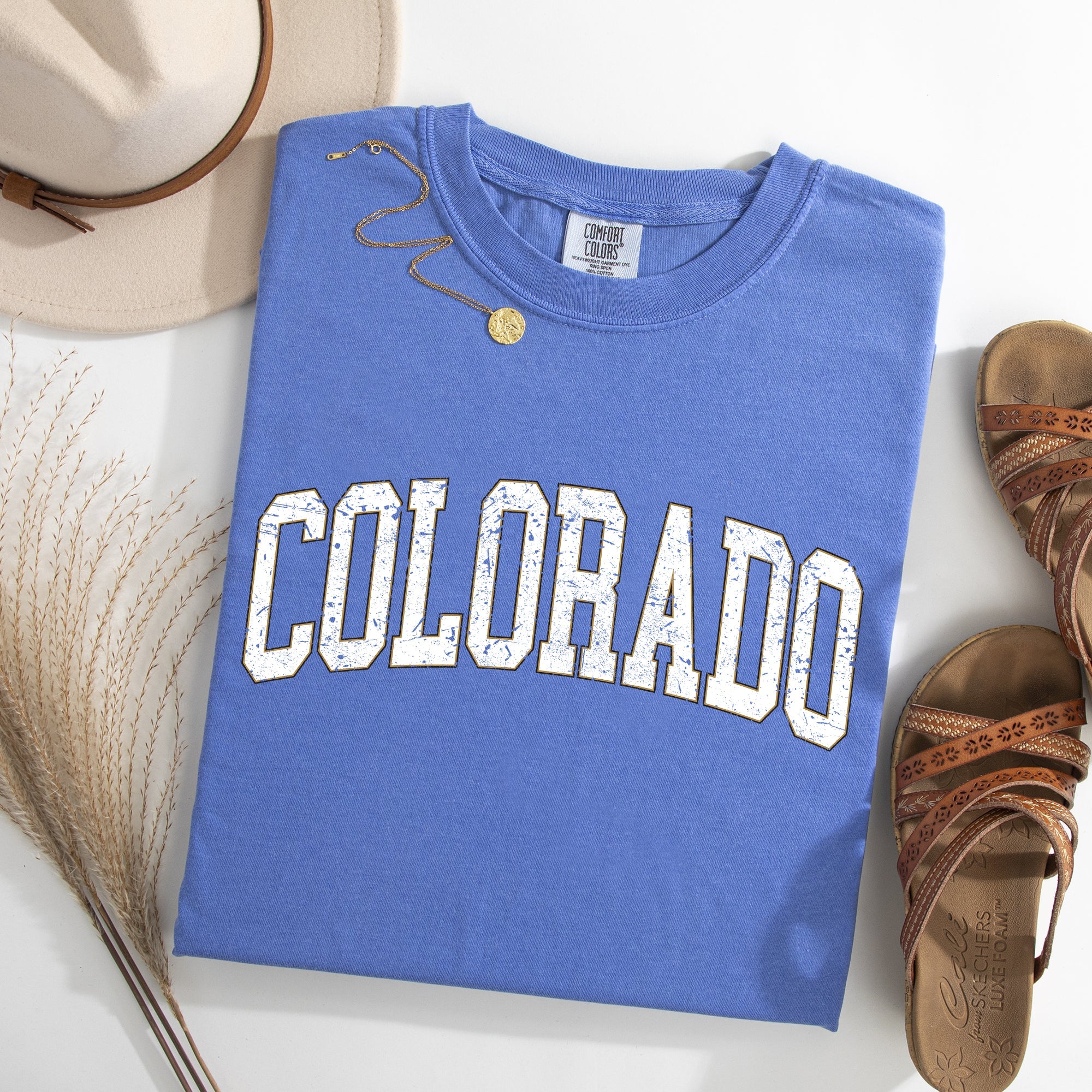 Colorado Football Game Day Tailgate University State College Pride Comfort Colors Tee