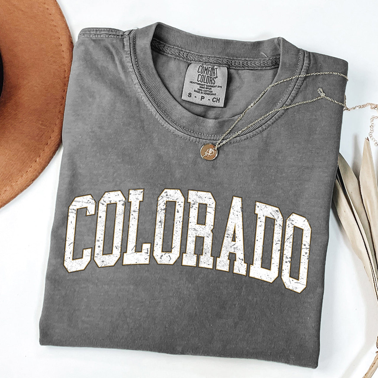 Colorado Football Game Day Tailgate University State College Pride Comfort Colors Tee