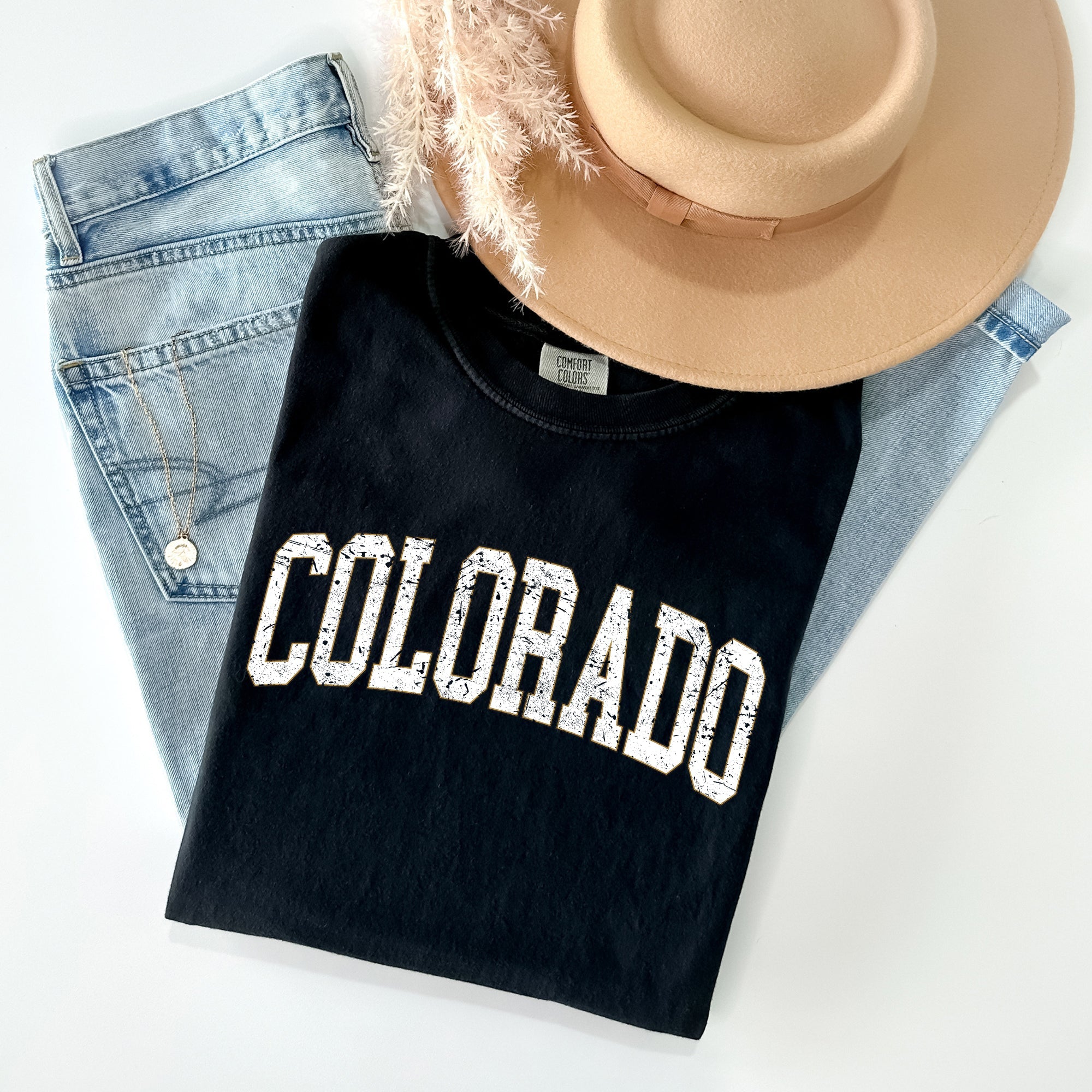 Colorado Football Game Day Tailgate University State College Pride Comfort Colors Tee
