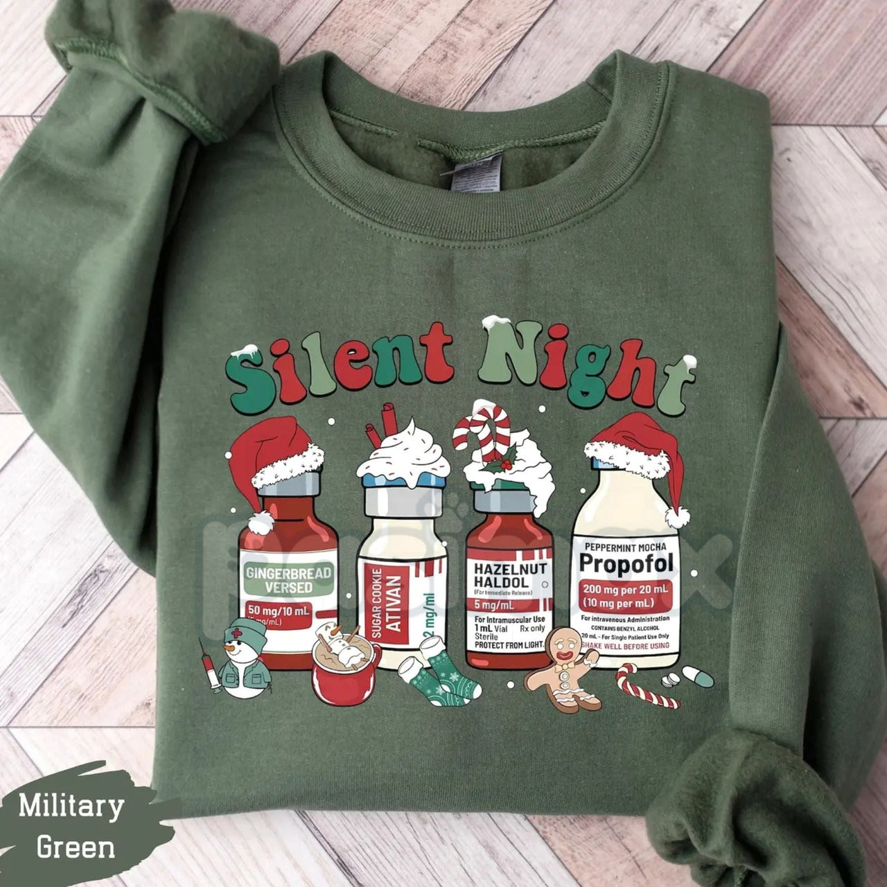 Compassionate Care Nurse Christmas Sweatshirt | 