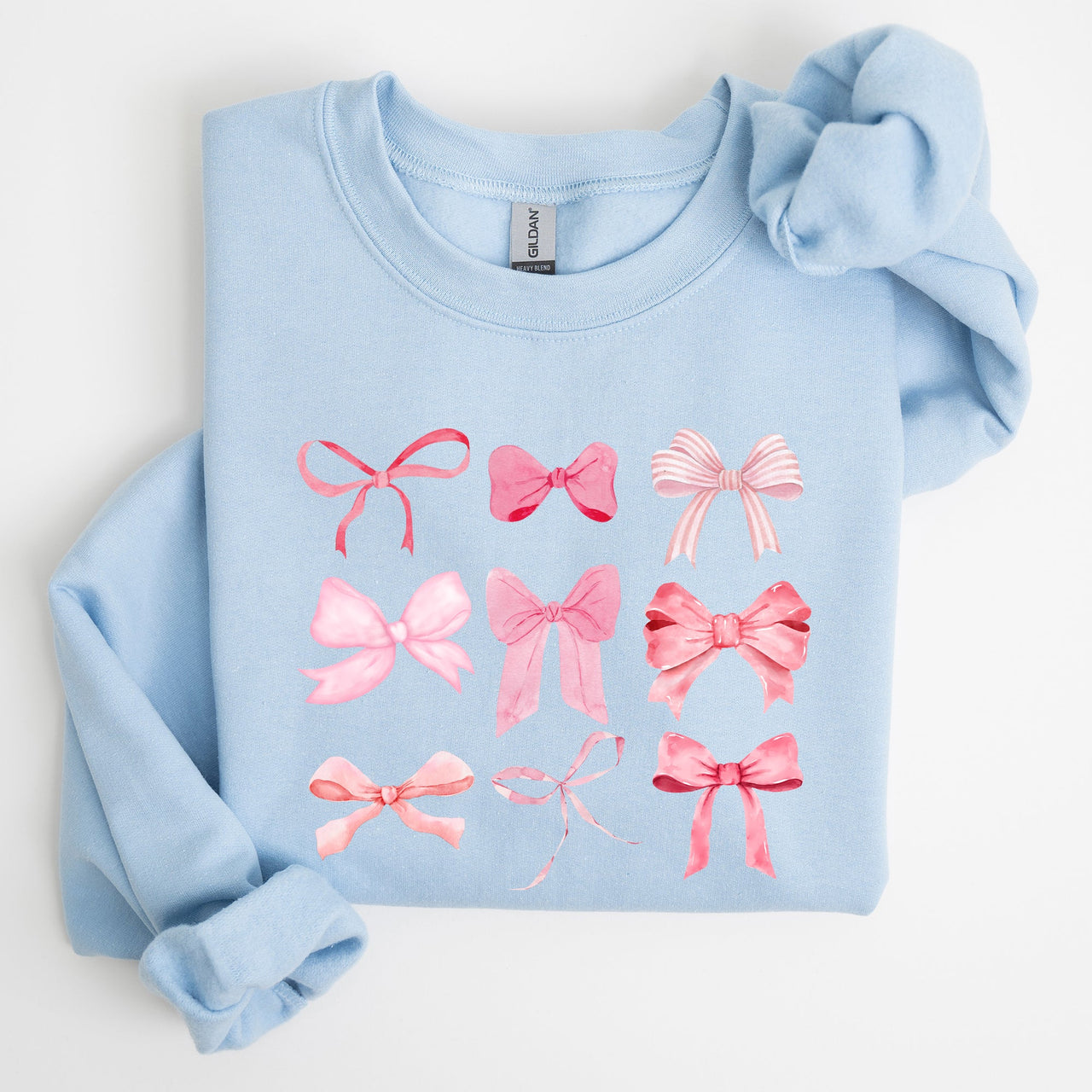 Coquette Pink Bows Trend Girly Soft Girl Era Cozy Luxe Everyday Streetwear Sweatshirt